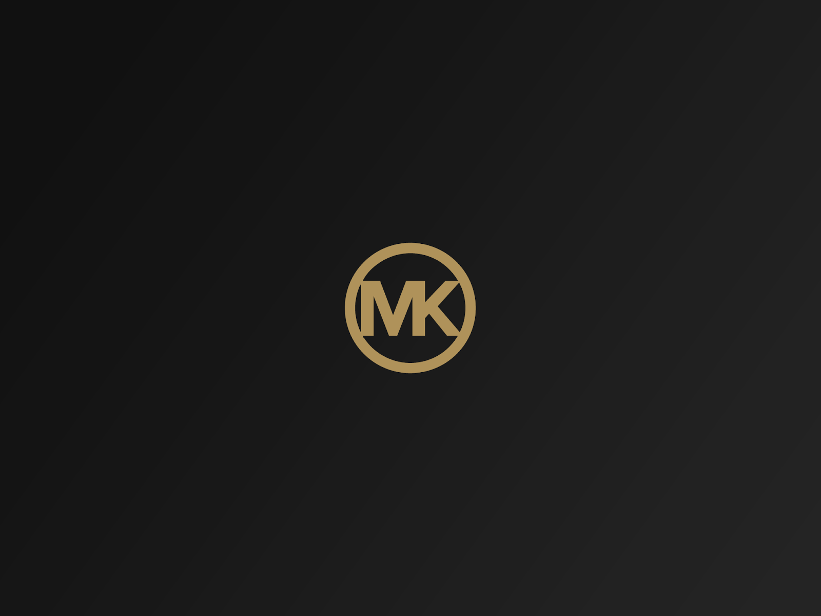Logo Michael Kors dorato, 1600x1200 HD Ready, Desktop