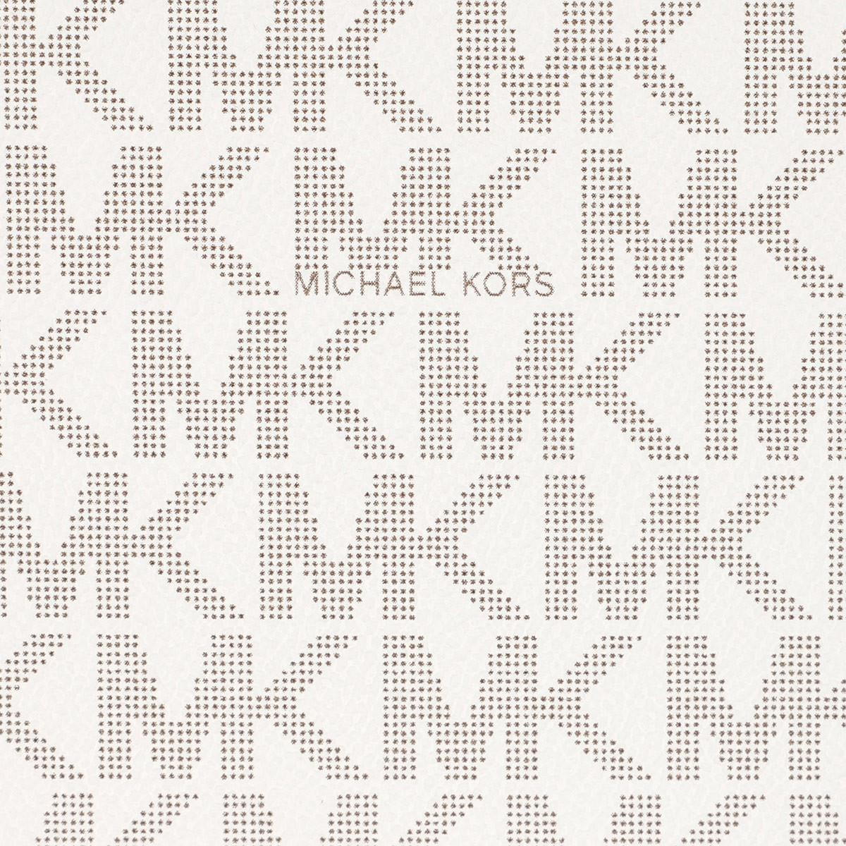 Logo Michael Kors monogramma beige, 1200x1200 HD, Desktop