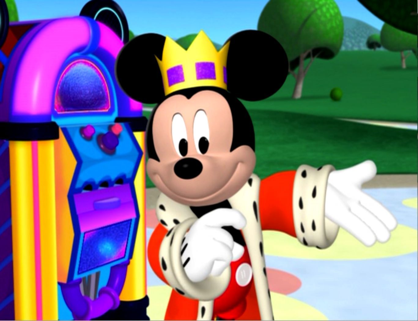 Topolino re con corona, 1367x1049 720p, PC