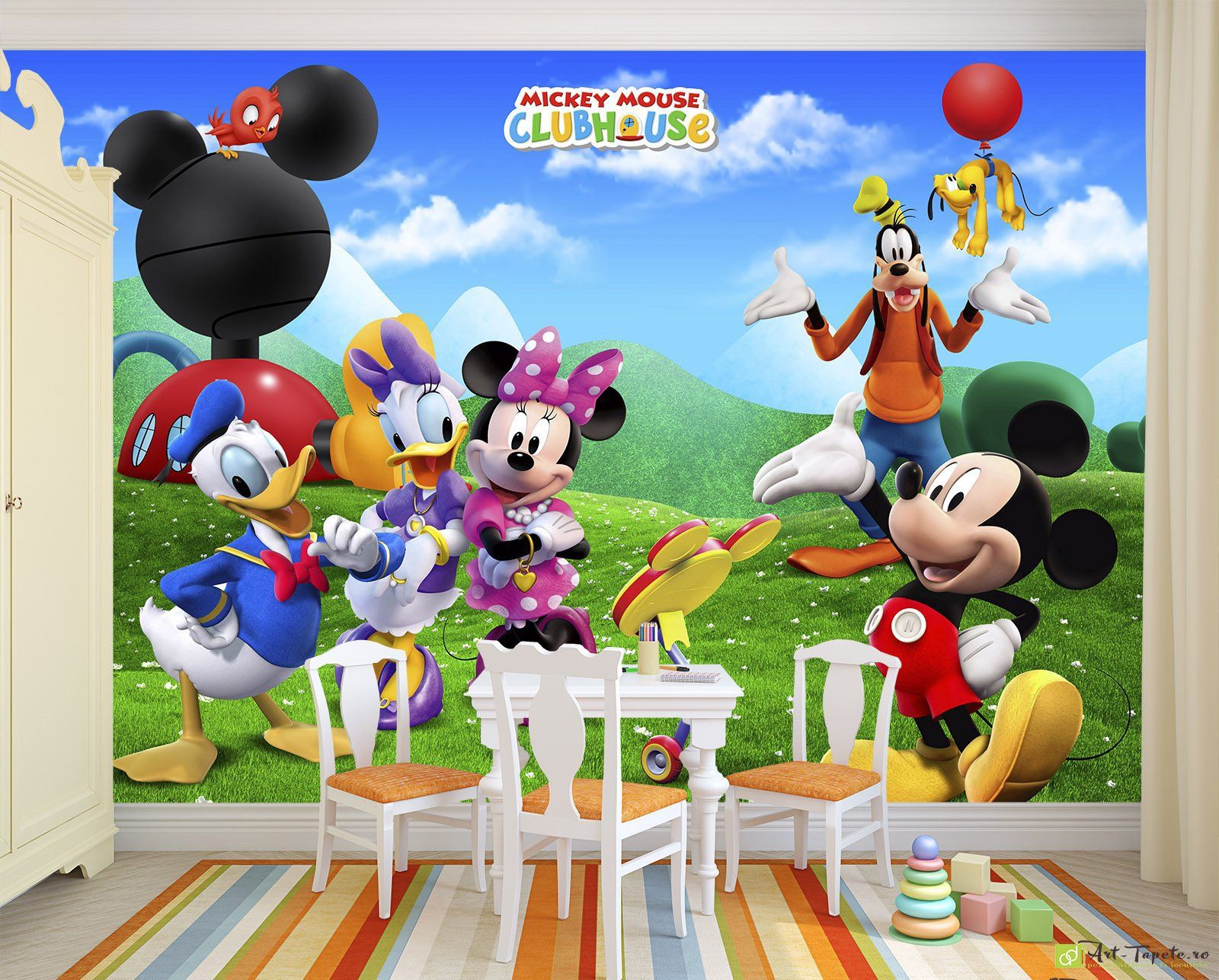 Topolino e amici murale bambini, 1600x1286 HD, PC