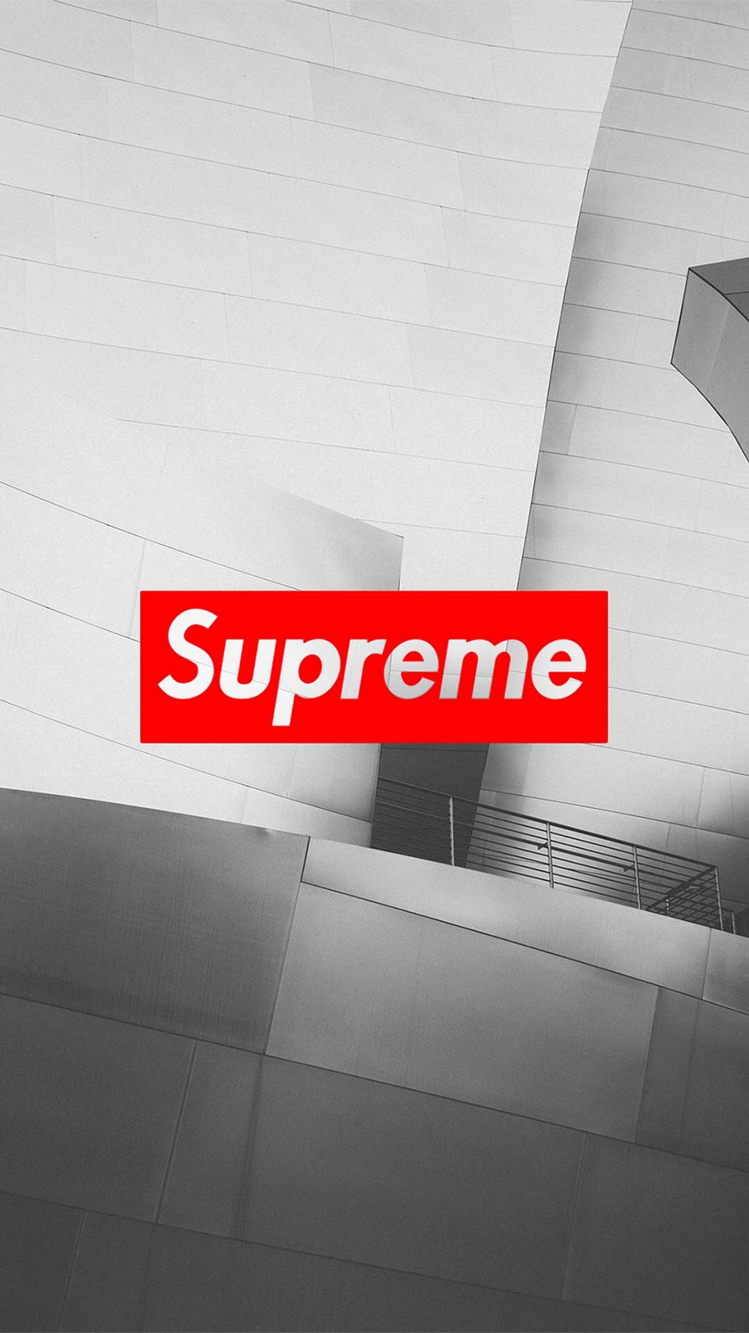 Logo Supreme rosso architettura, 1080x1920 Full HD Verticale, iPhone Air