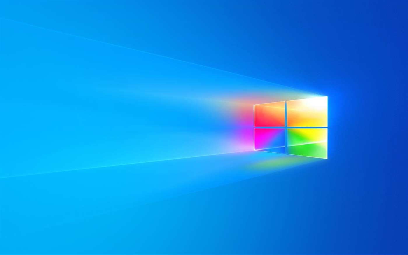 Logo Windows 10 blu, 1332x850 720p, Laptop