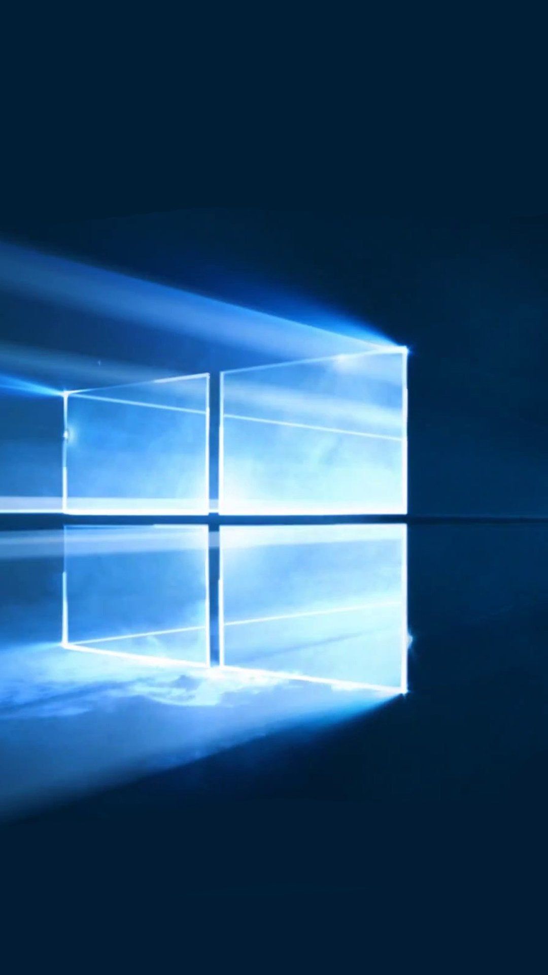 Logo Windows 10 luminoso, sistema operativo Microsoft, 1080x1920 Verticale, Mobile