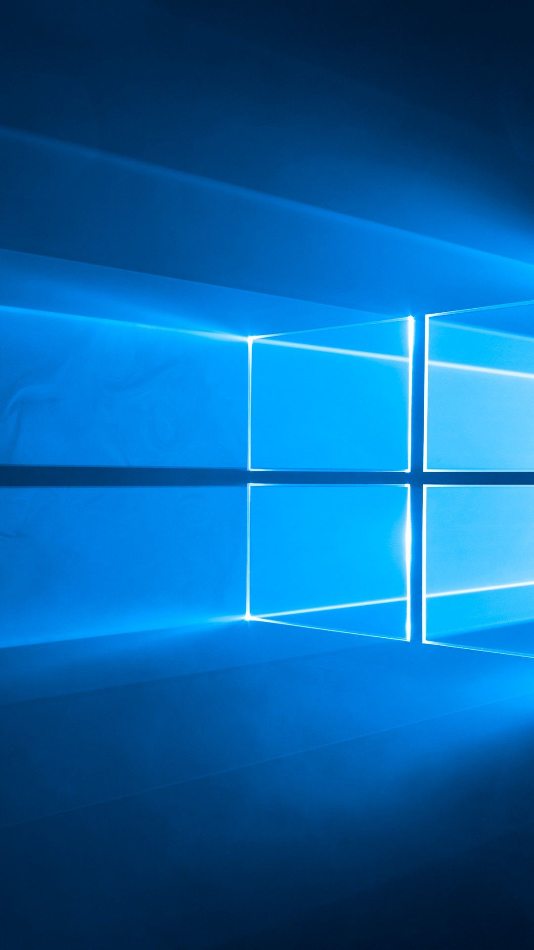 Logo Windows 10 blu, 1080x1920 Full HD Verticale, Samsung Galaxy
