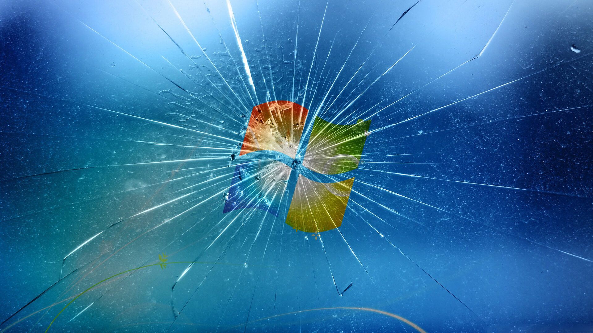 Logo Windows su blu, 768x1280 Full HD Verticale, Smartphone