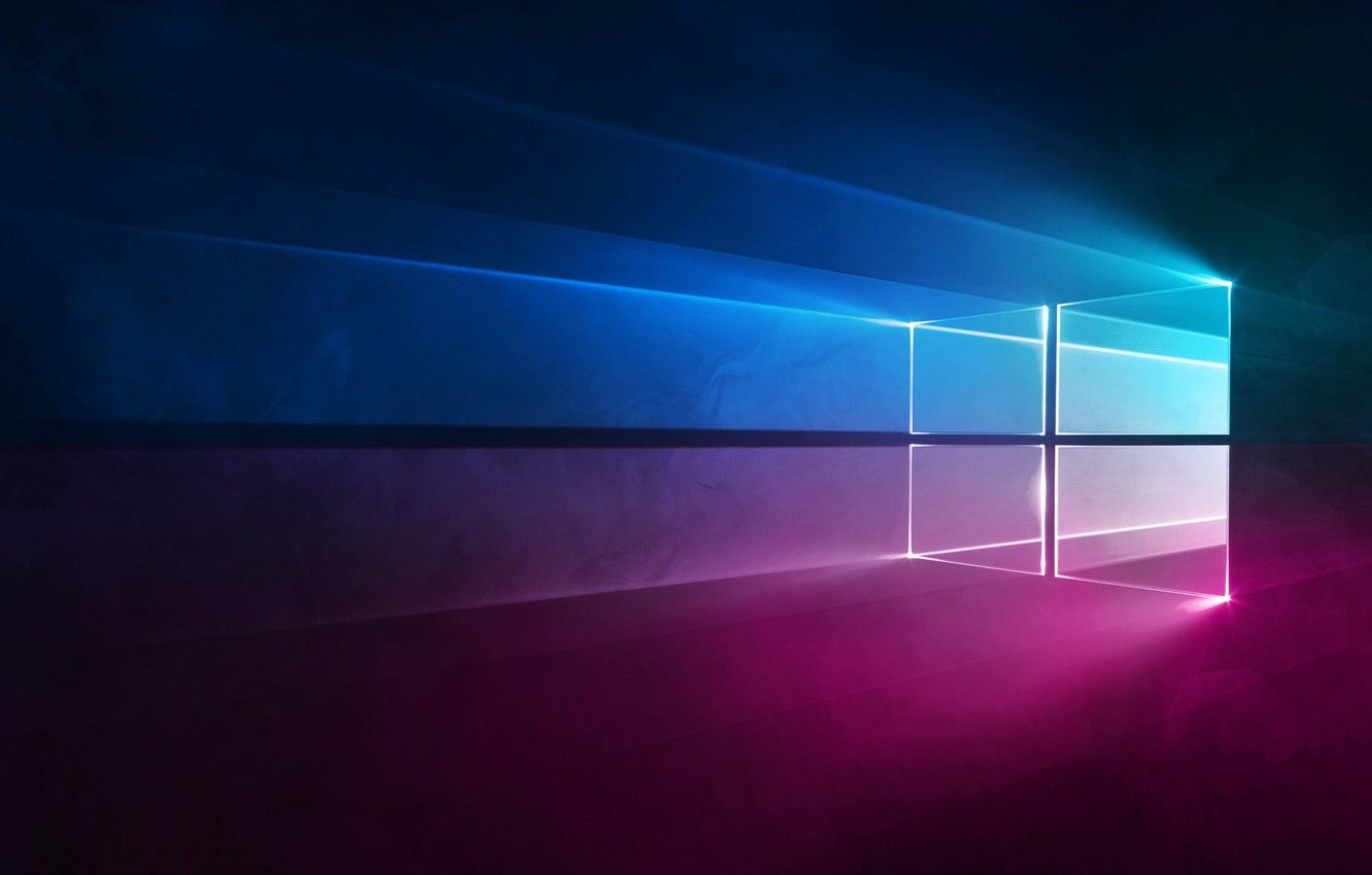 Logo Windows 10 blu, 1332x850 720p, Monitor Gaming