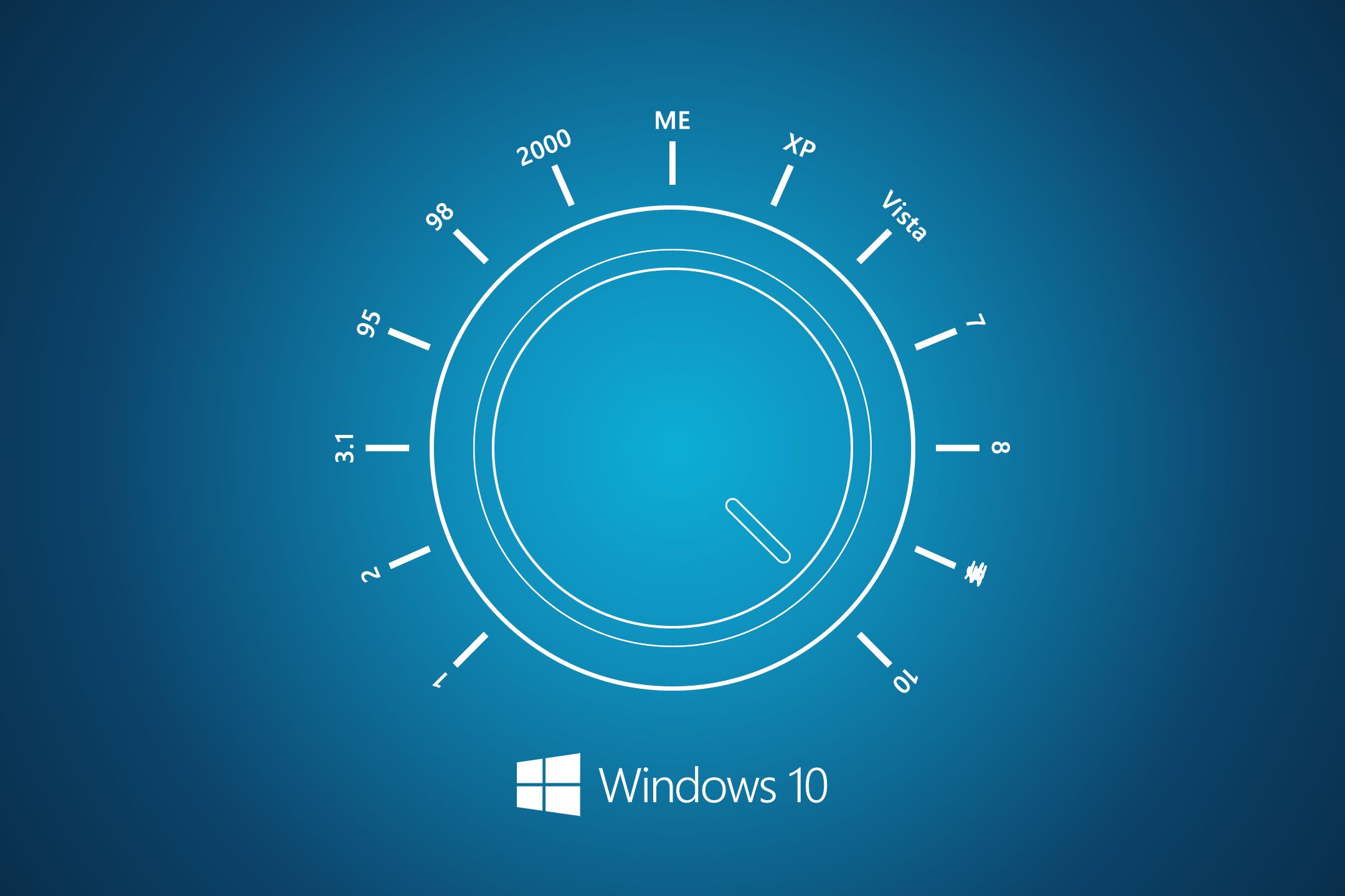Logo Windows 10 blu, 1280x800 HD, Desktop