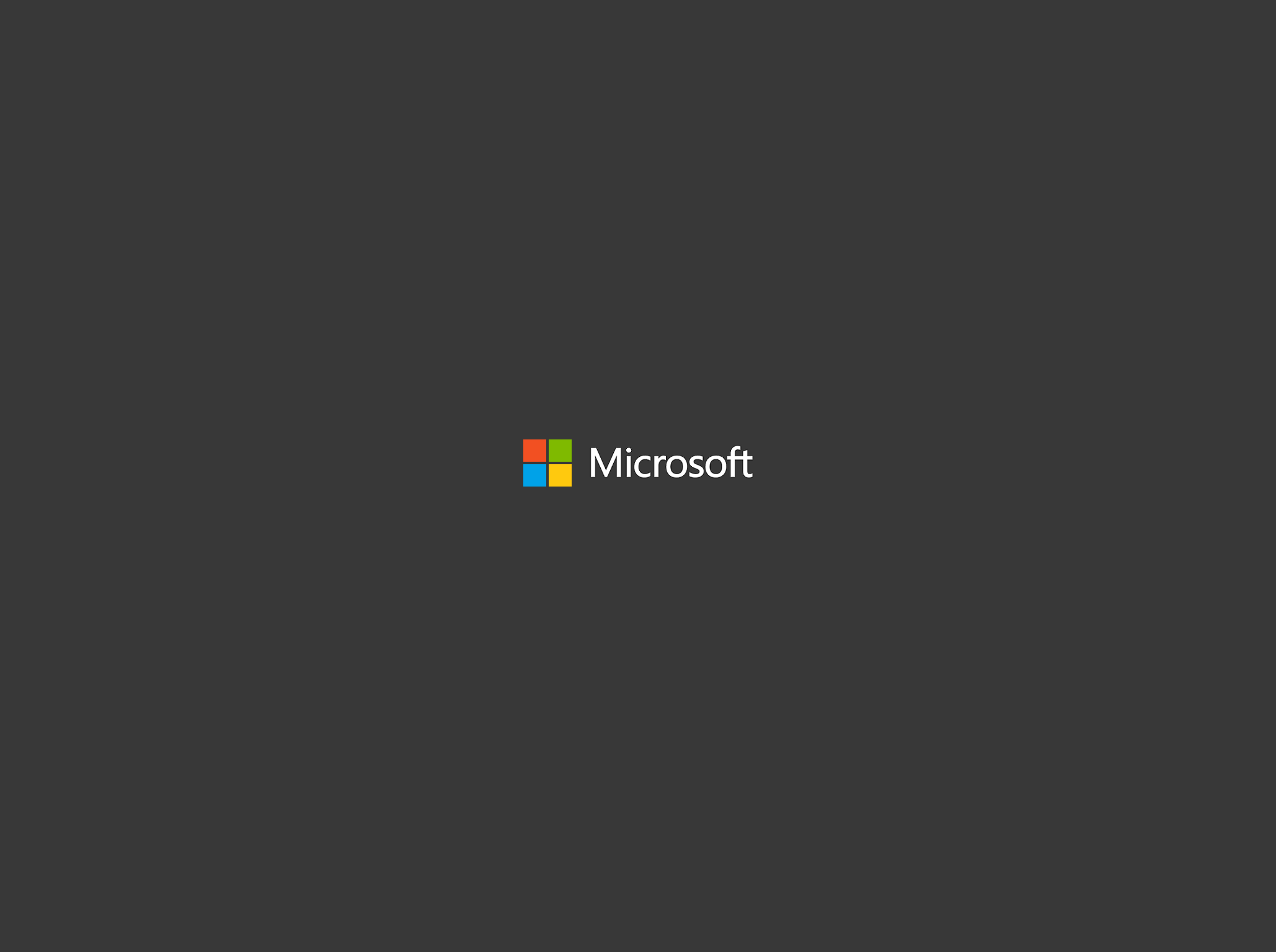 Logo Microsoft su nero, 3240x2160 WQXGA, Monitor Gaming