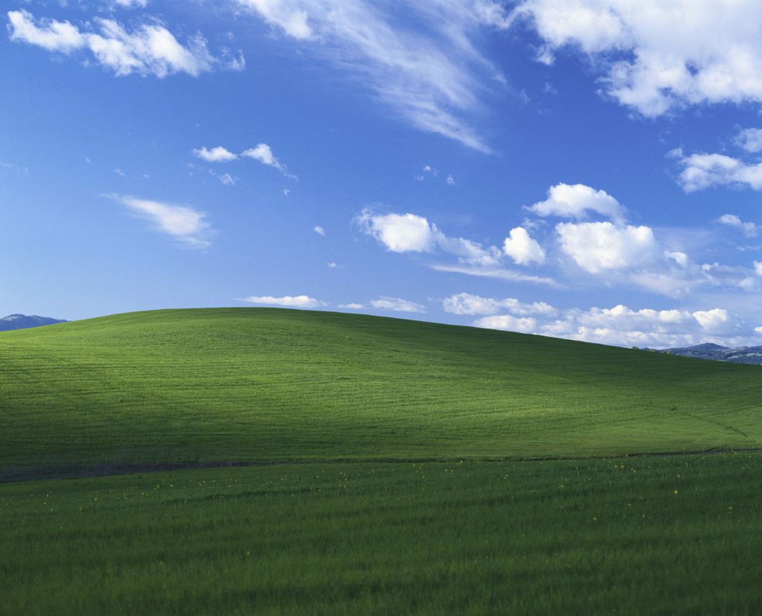 Windows XP Bliss collina verde, sistema operativo Microsoft, 1086x879 HD, PC