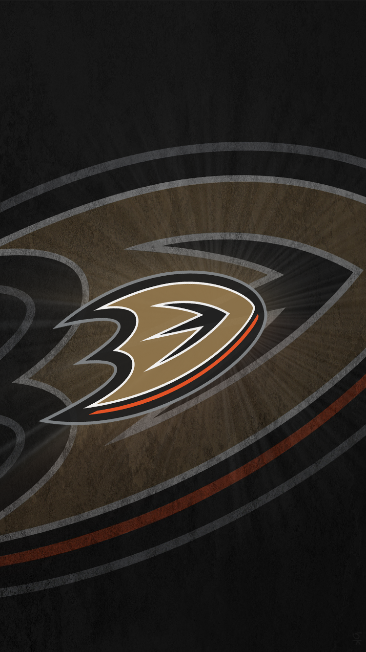 Logo Anaheim Ducks arancione, 1080x1920 Full HD Verticale, Oppo