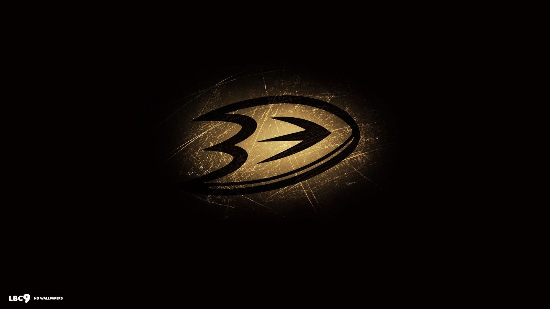 Logo Anaheim Ducks su ghiaccio, 1280x720 HD, PC Desktop