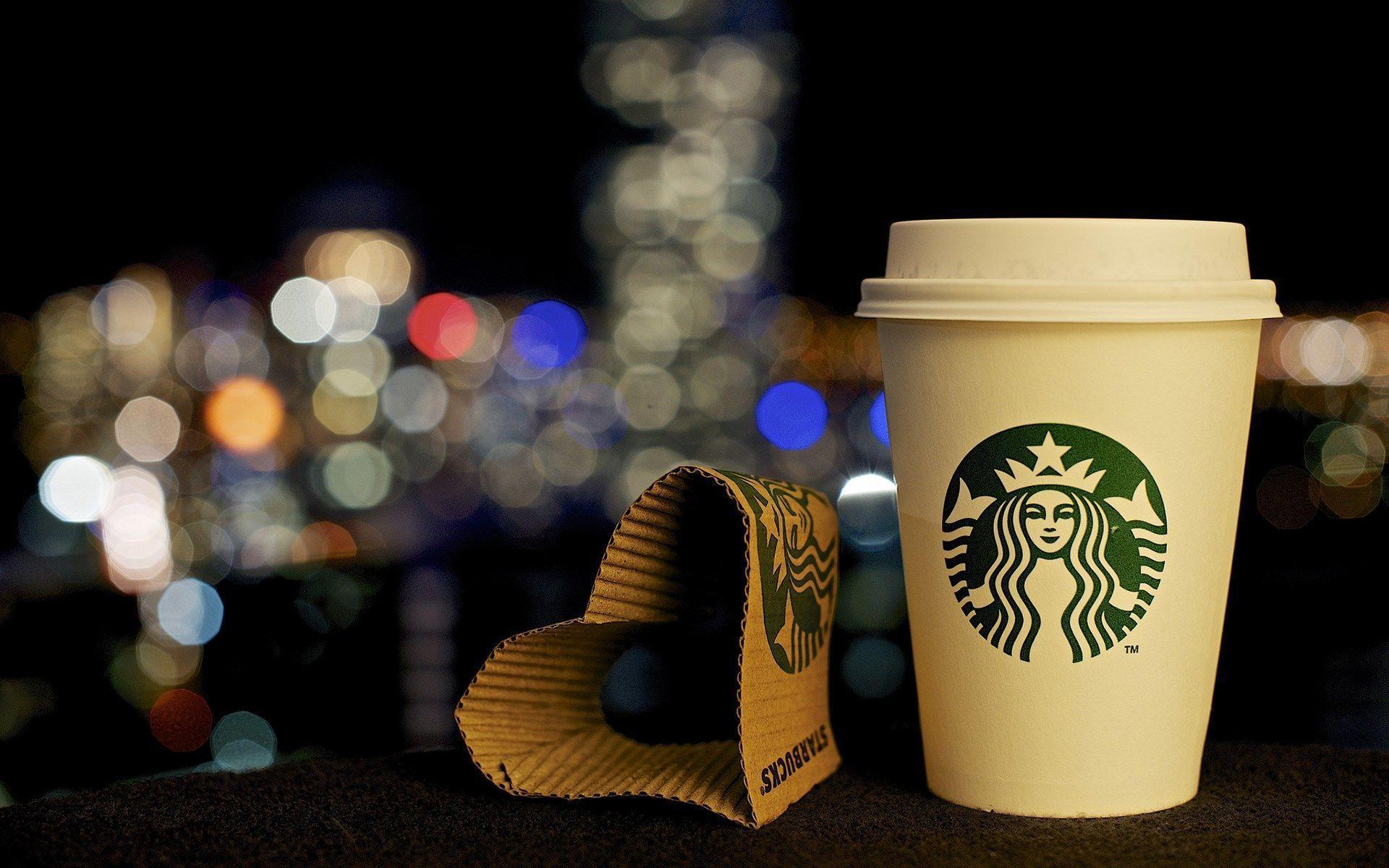 Bicchiere Starbucks e cuore, 1920x1200 WUXGA, iMac