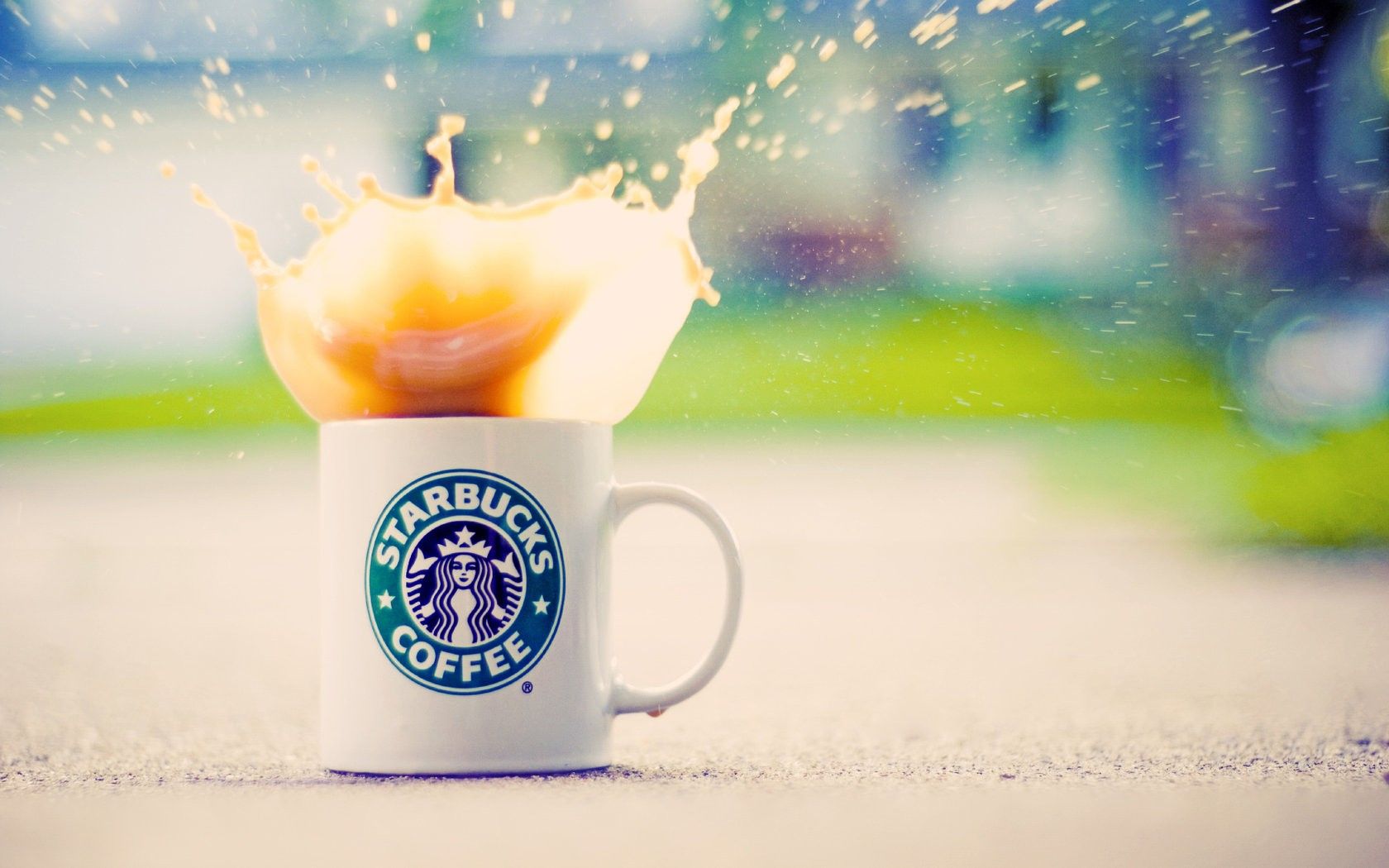 Tazza Starbucks caffè spruzzo, 1680x1050 900p, PC