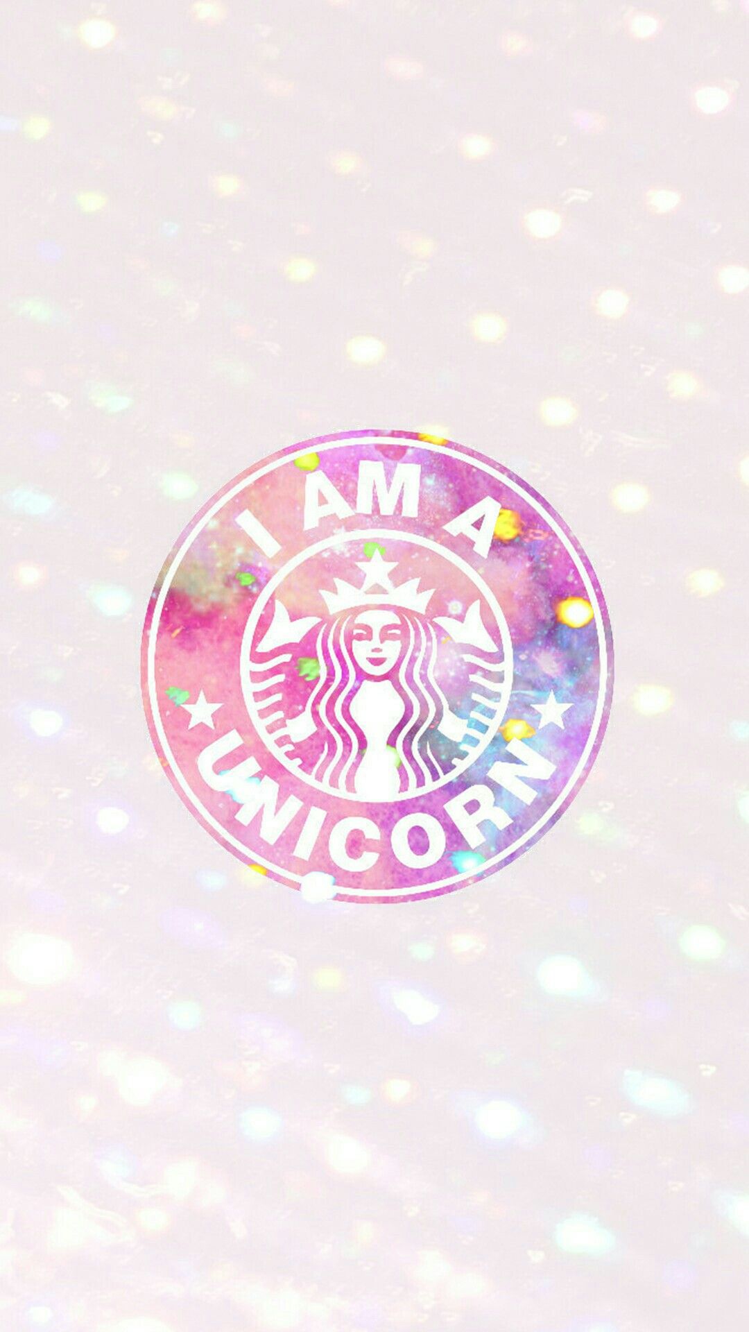 Logo Starbucks unicorno rosa, 1080x1920 Verticale, Telefono