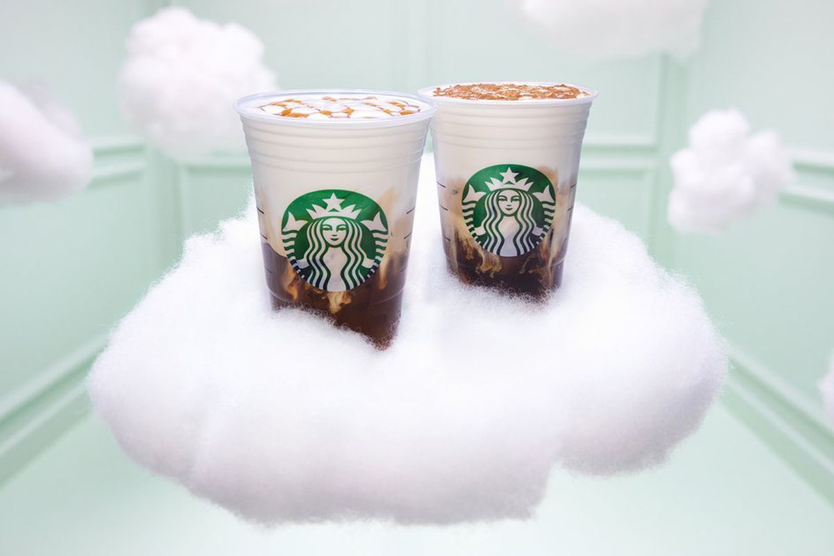 Bicchieri Starbucks su nuvola, 1200x800 HD, Acer Nitro