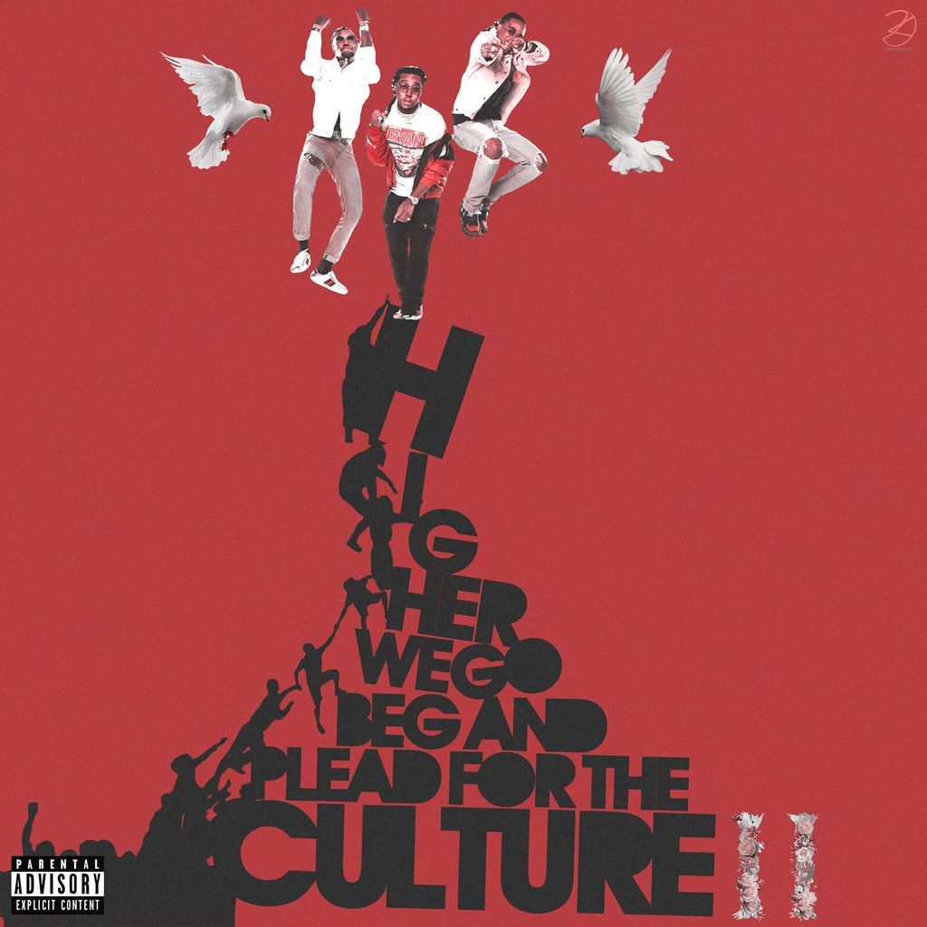 Migos Culture II copertina rossa, 1024x1024 HD, Laptop
