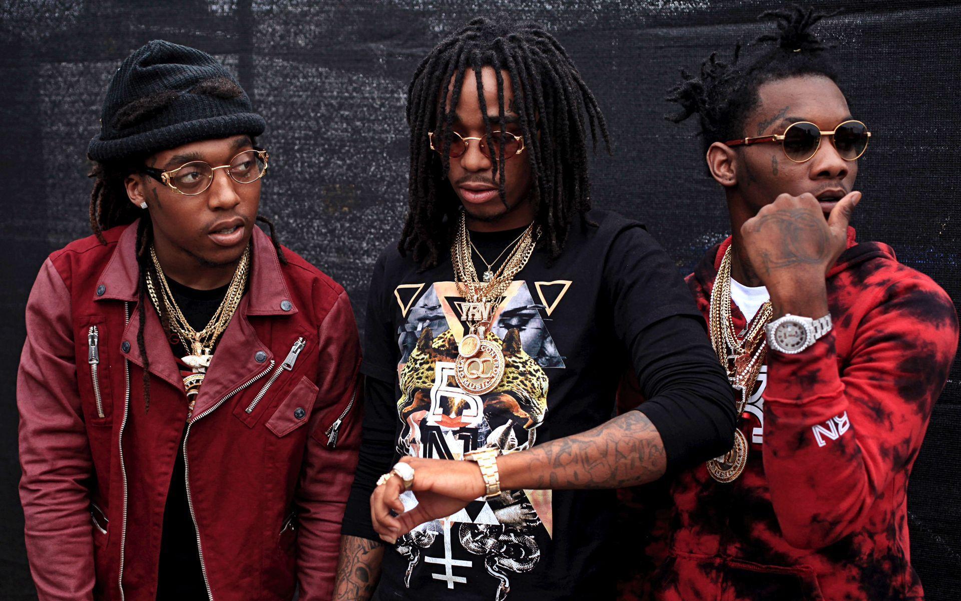 Migos gruppo rap catene oro, 1920x1200 Full HD+, PC