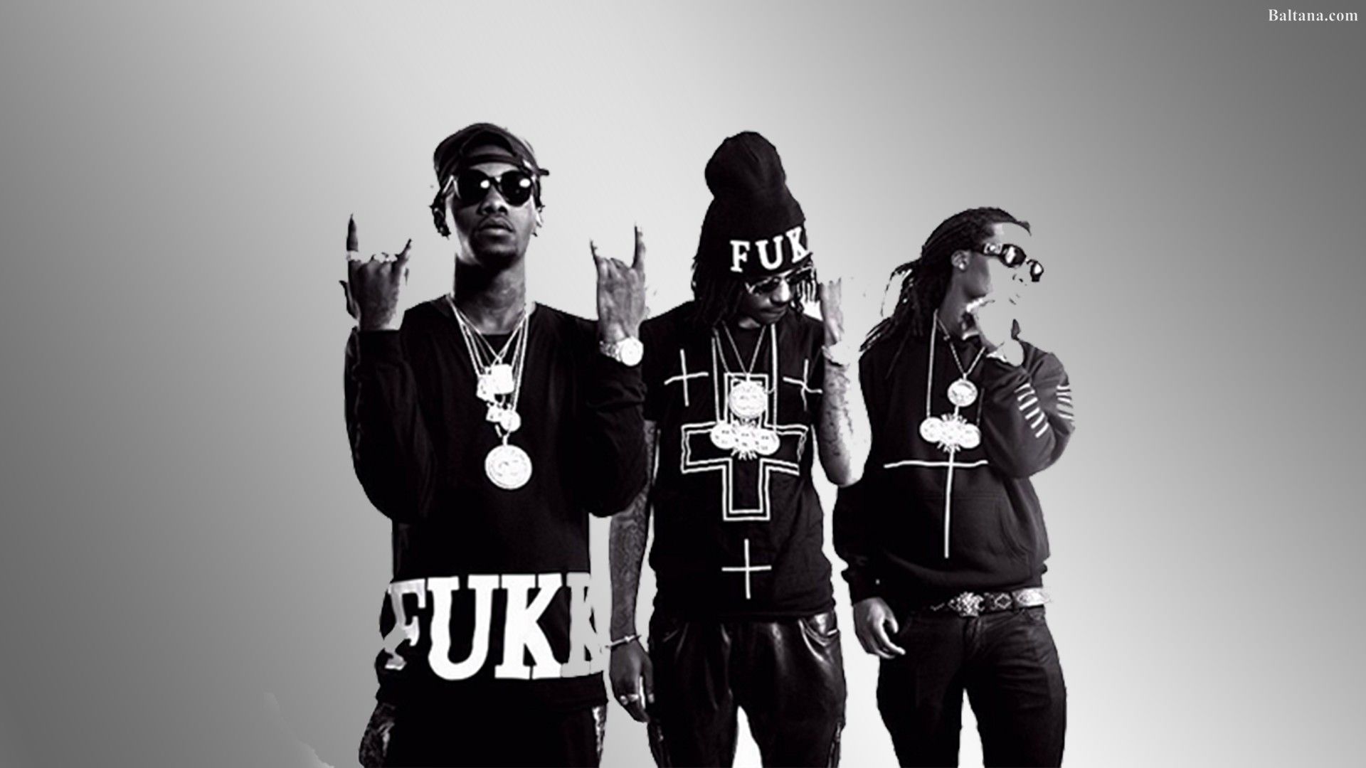 Logo Rich Gang rosso nero, 1920x1080 Full HD 1080p, Desktop