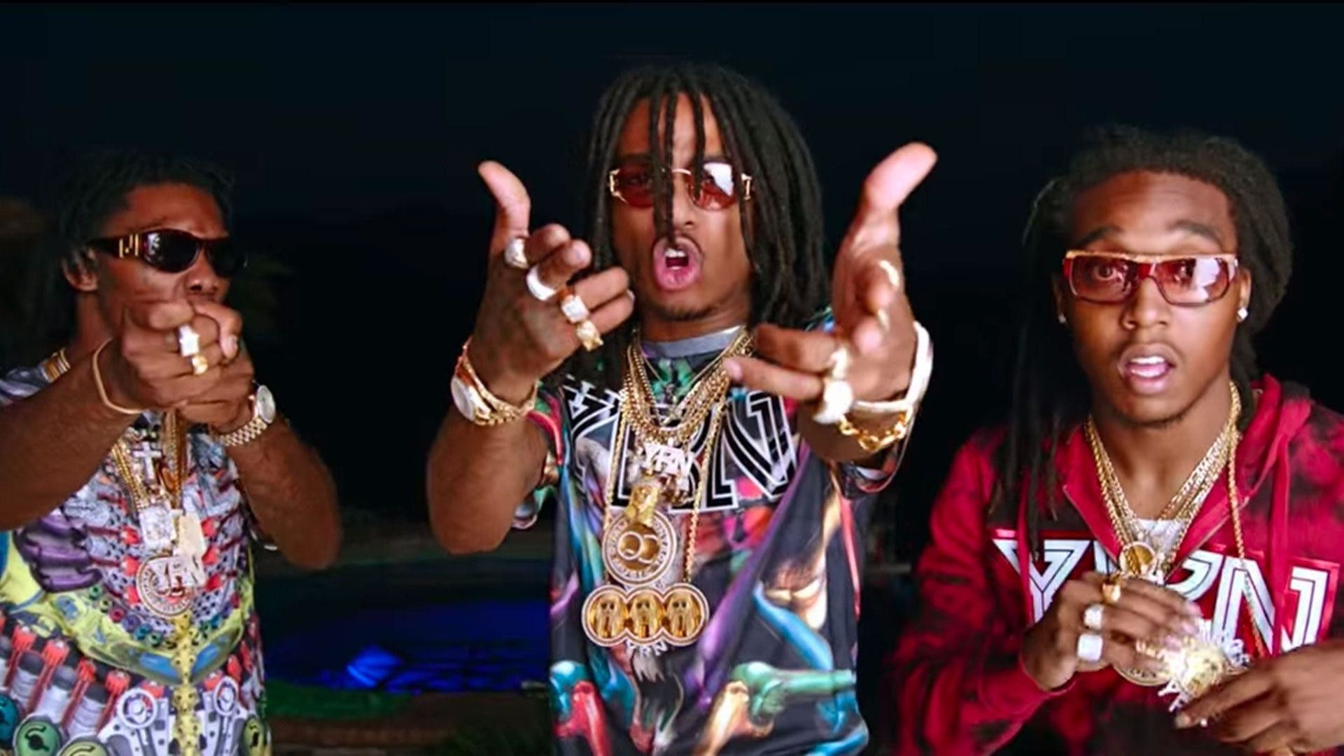 Migos gruppo rap notte, 1920x1080 Full HD, Laptop