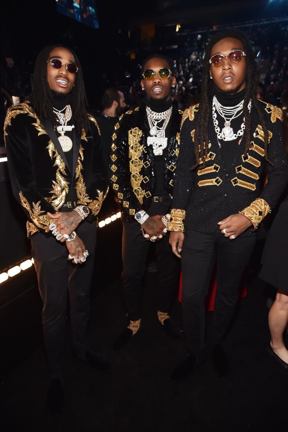 Migos giacche nere oro, 960x1442 Full HD Verticale, Realme