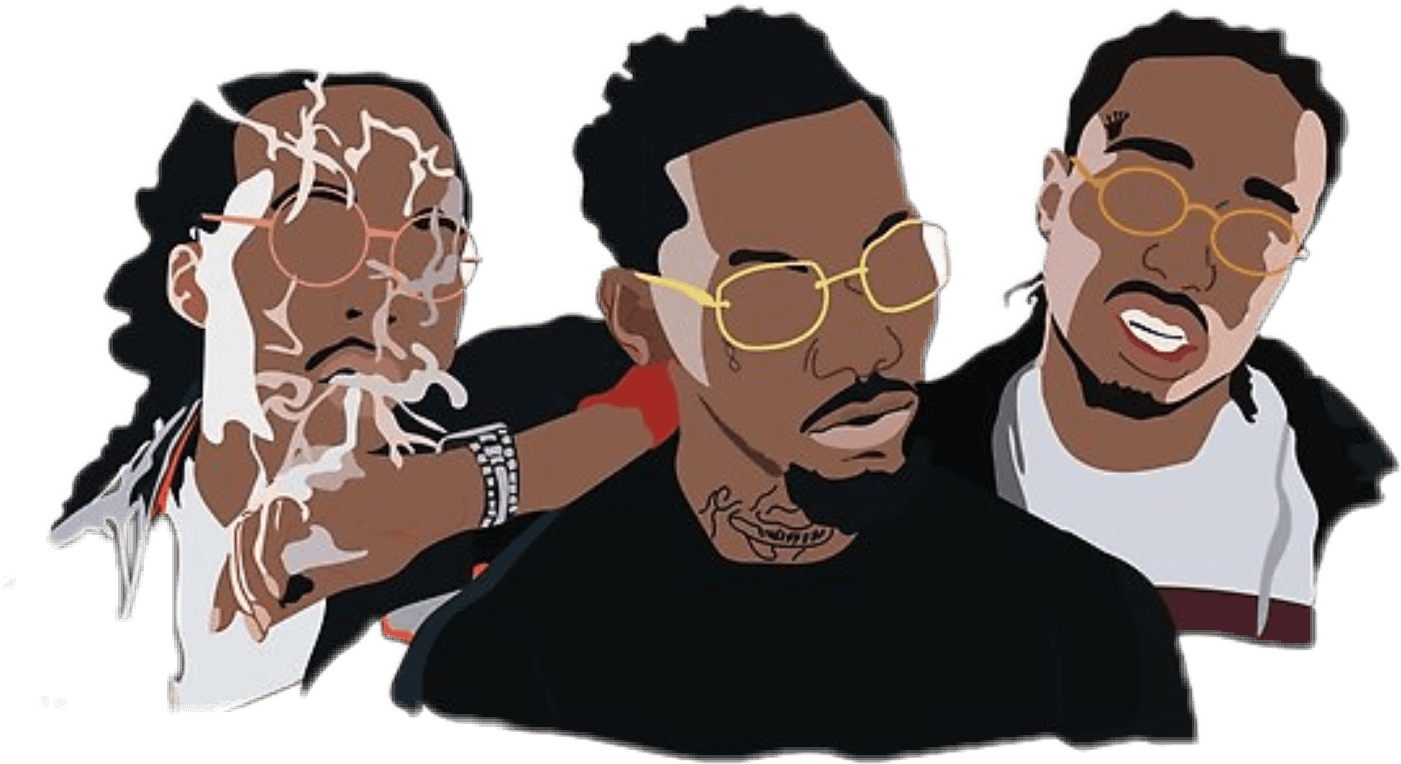 Migos bianco e nero collage, 1920x1080 1080p, Desktop