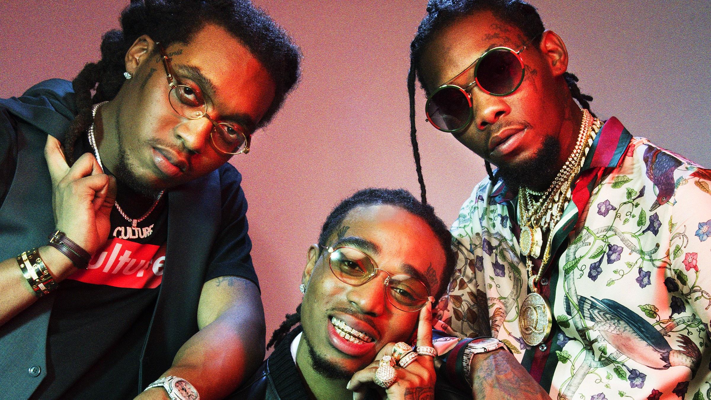 Migos gruppo rap catene oro, 1517x853 HD, Desktop