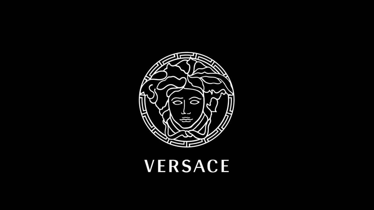 Logo Versace nero, Gianni Versace, 1280x720 720p, Laptop