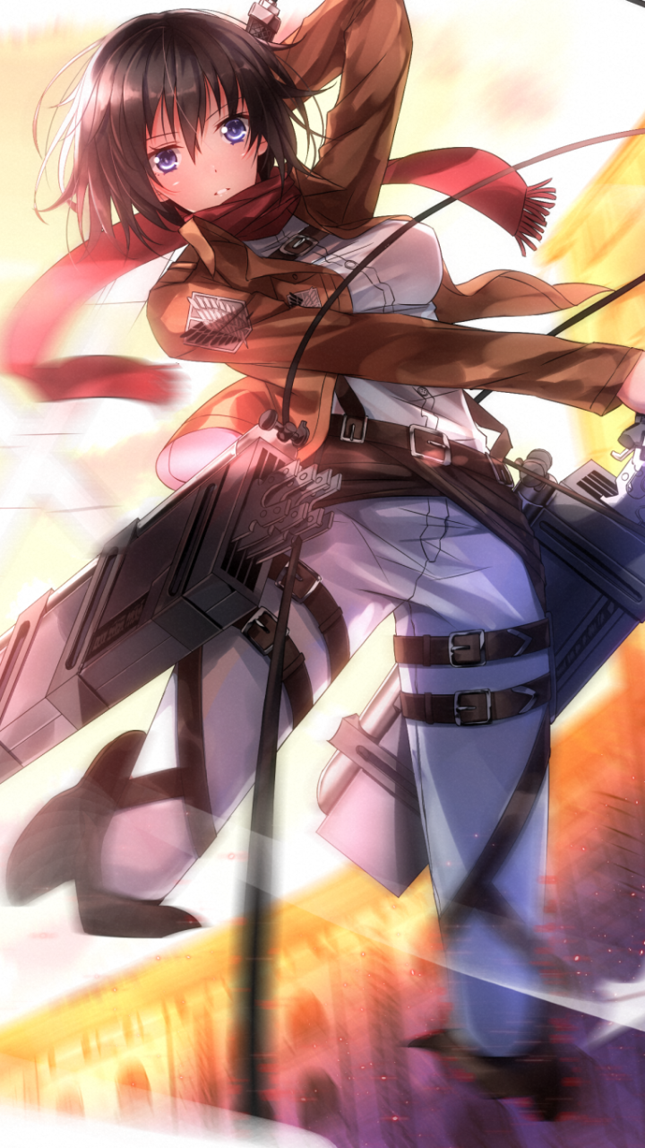 Mikasa Ackerman capelli lunghi, 720x1280 Full HD Verticale, Google Pixel