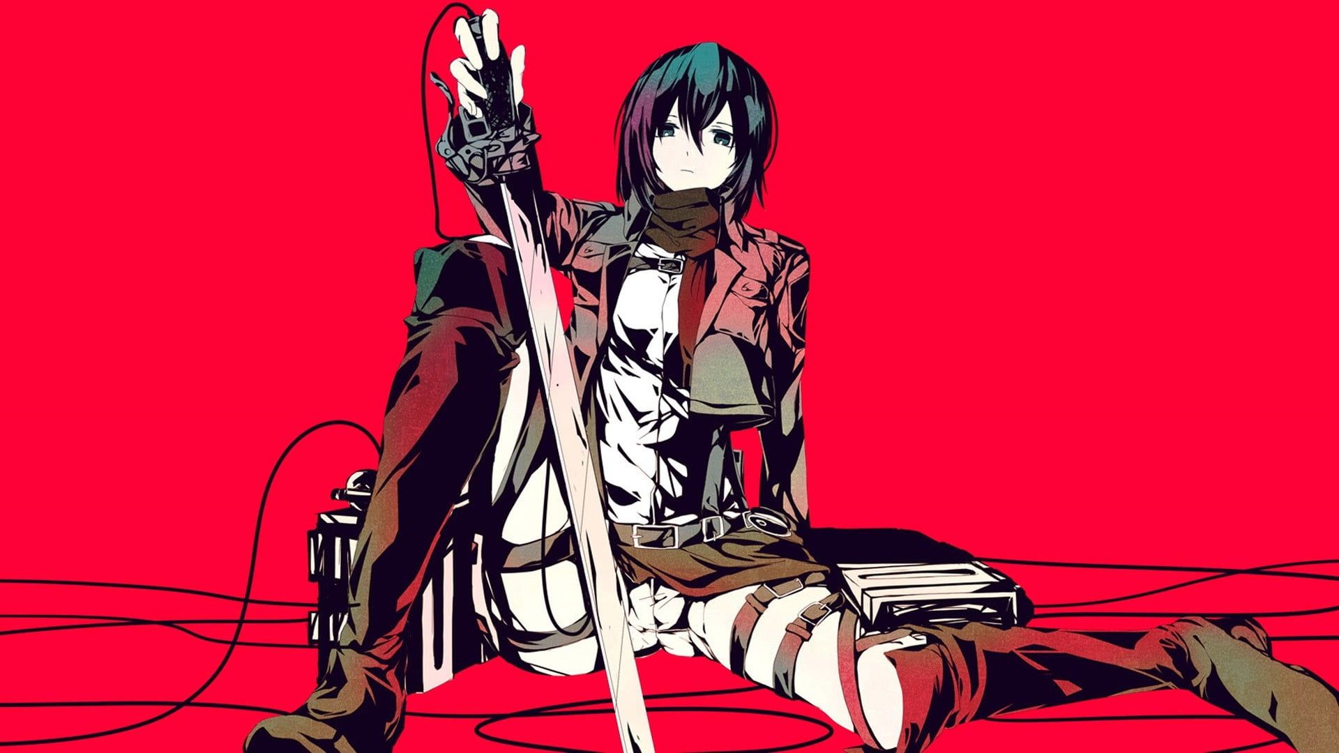 Mikasa Ackerman capelli lunghi, 1332x850 HD, Desktop
