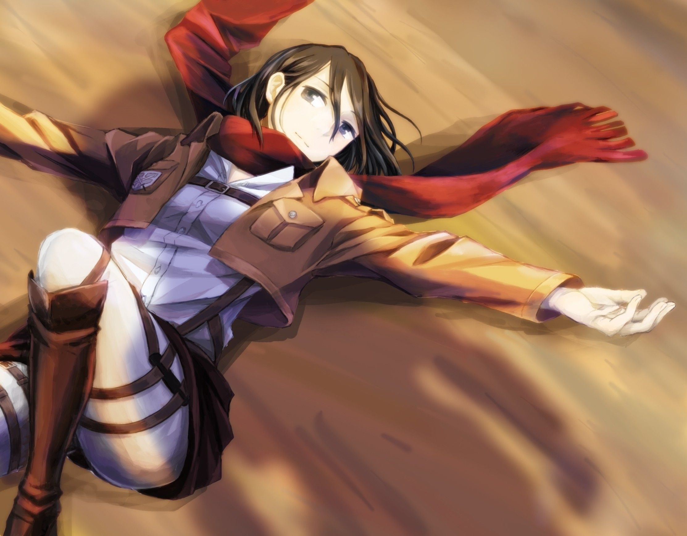 Mikasa e Levi, Attack on Titan, anime, 1080x1920 Full HD Verticale, Smartphone