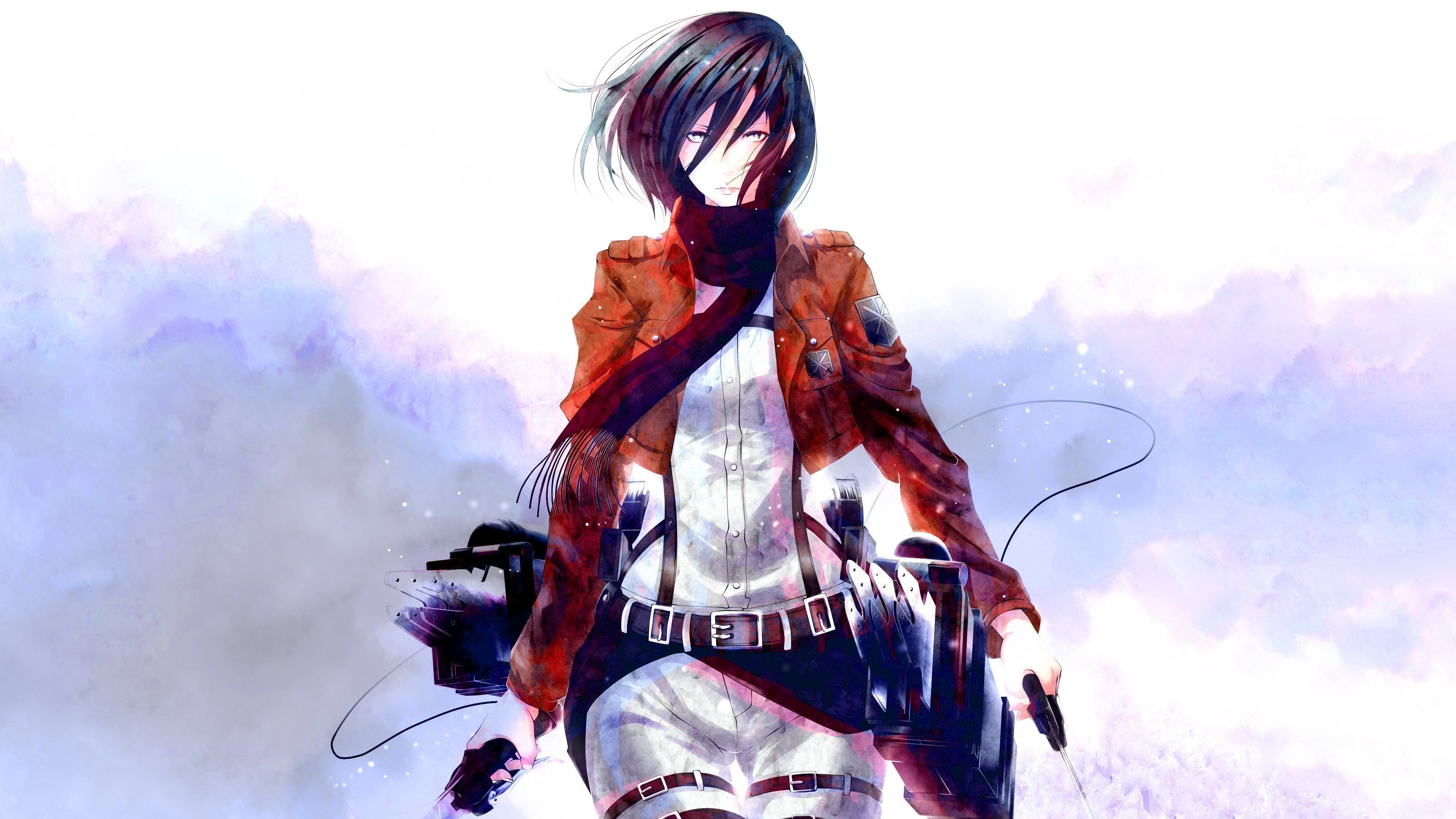 Mikasa Ackerman capelli lunghi, 2560x1440 1440p, Desktop