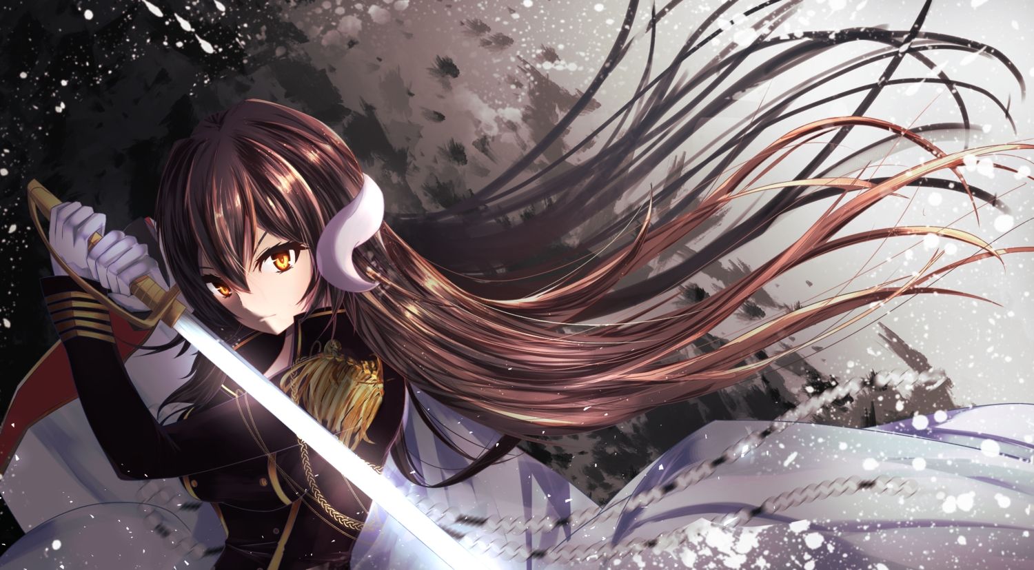 Mikasa capelli lunghi, Azur Lane, 1500x827 720p, Laptop