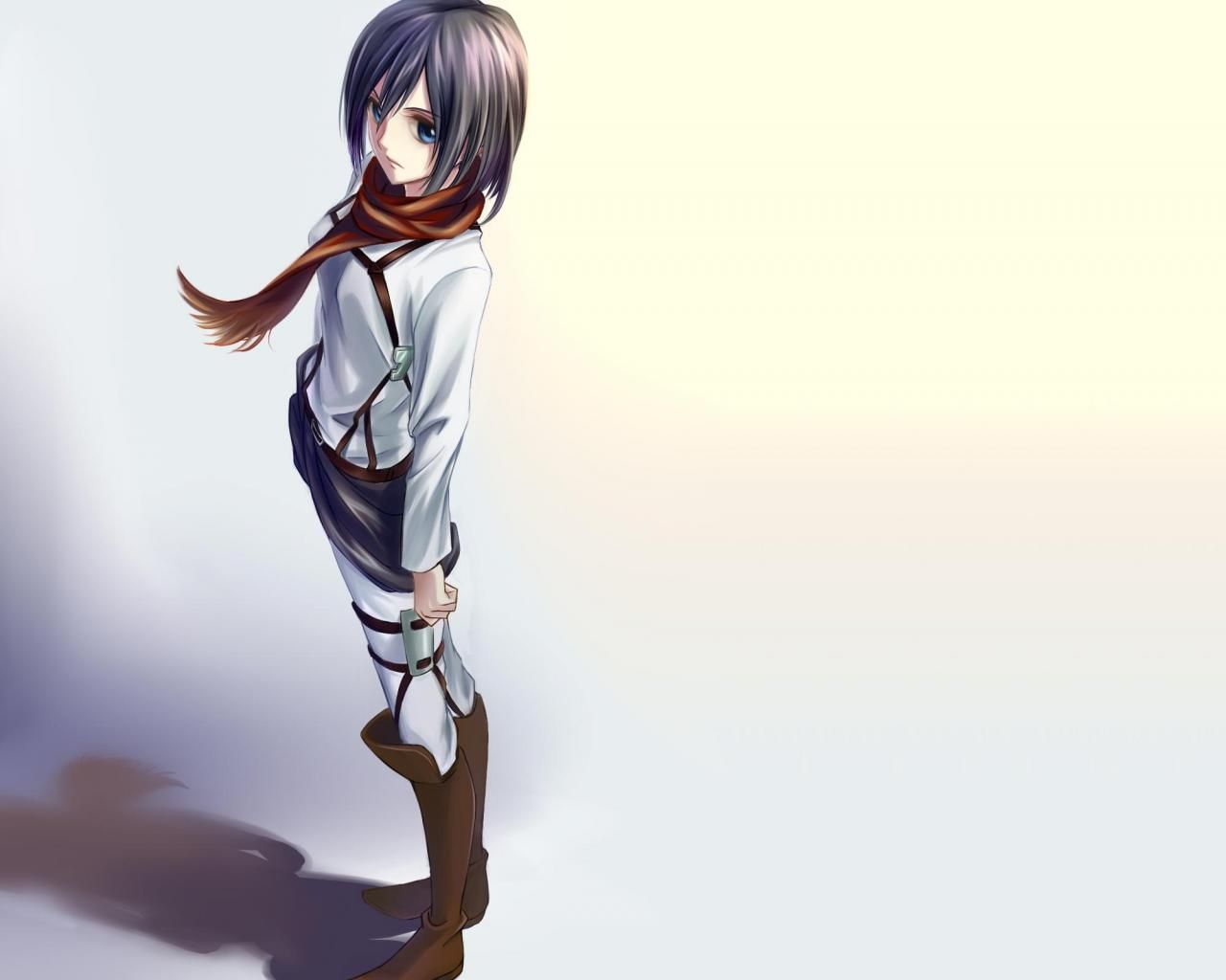 Mikasa Ackerman capelli lunghi, 1451x1088 720p, PC