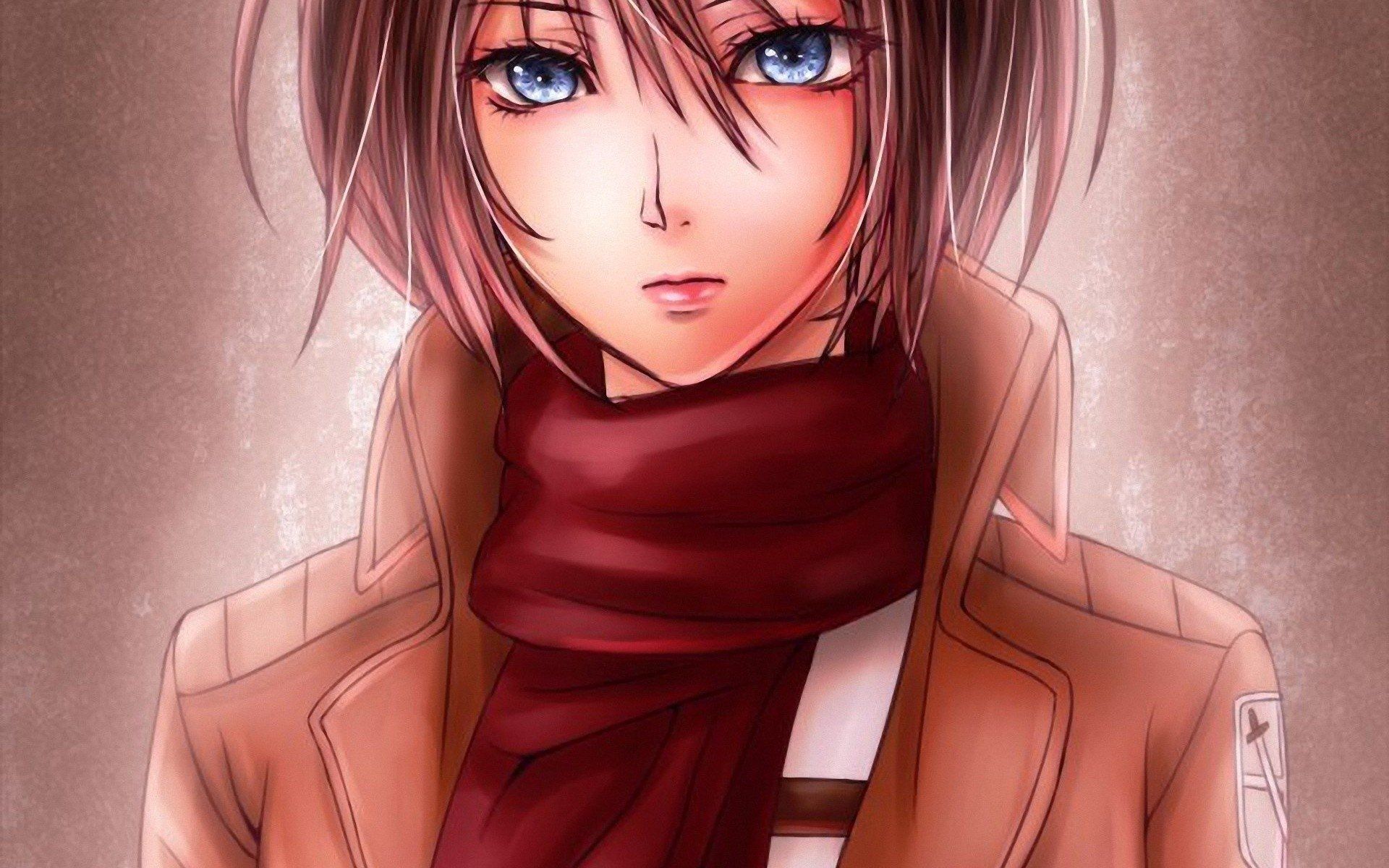 Mikasa Ackerman capelli lunghi, 1918x1080 HD Ready, PC