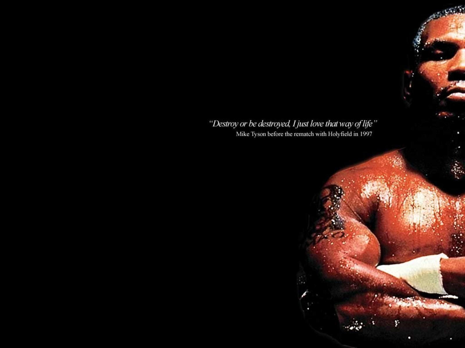Mike Tyson pugile sfondo nero, 1600x1200 HD, Laptop