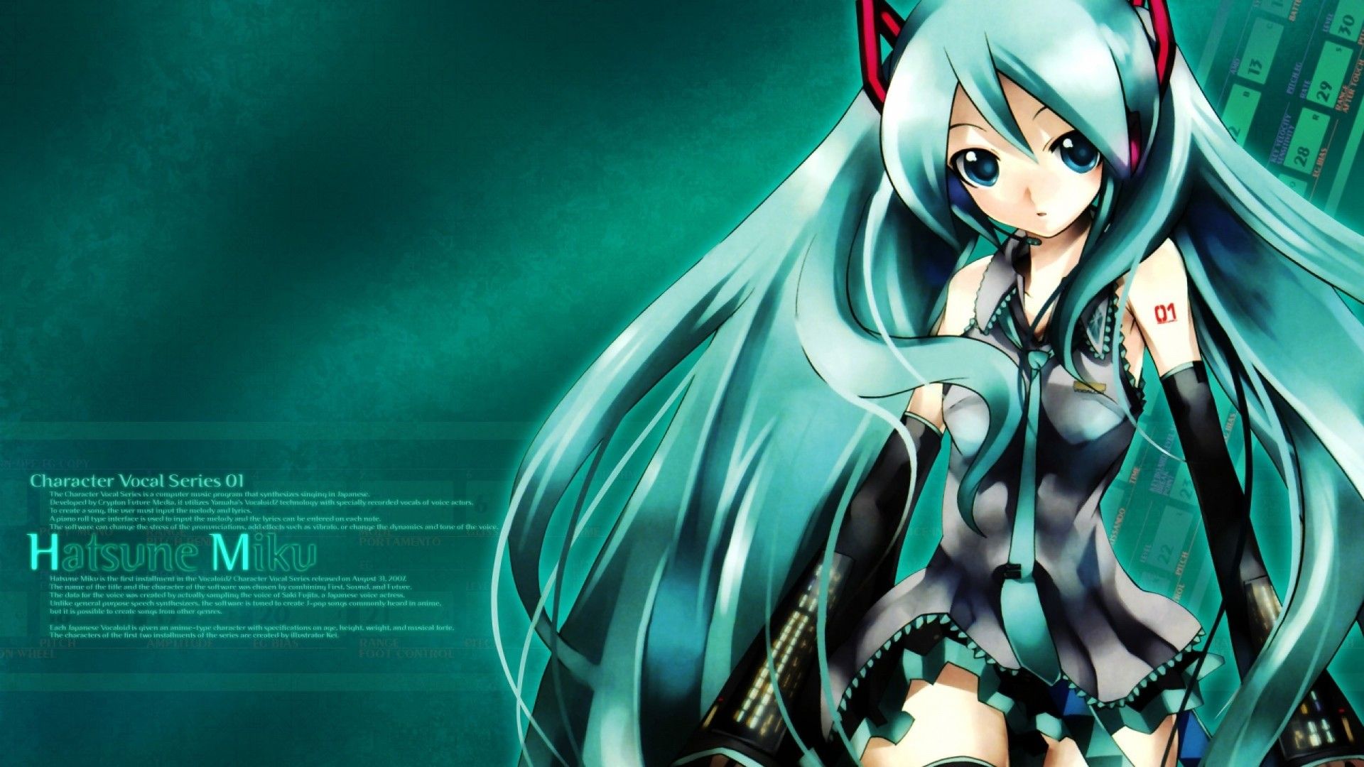 Hatsune Miku chibi kawaii, 1920x1200 WUXGA, iMac