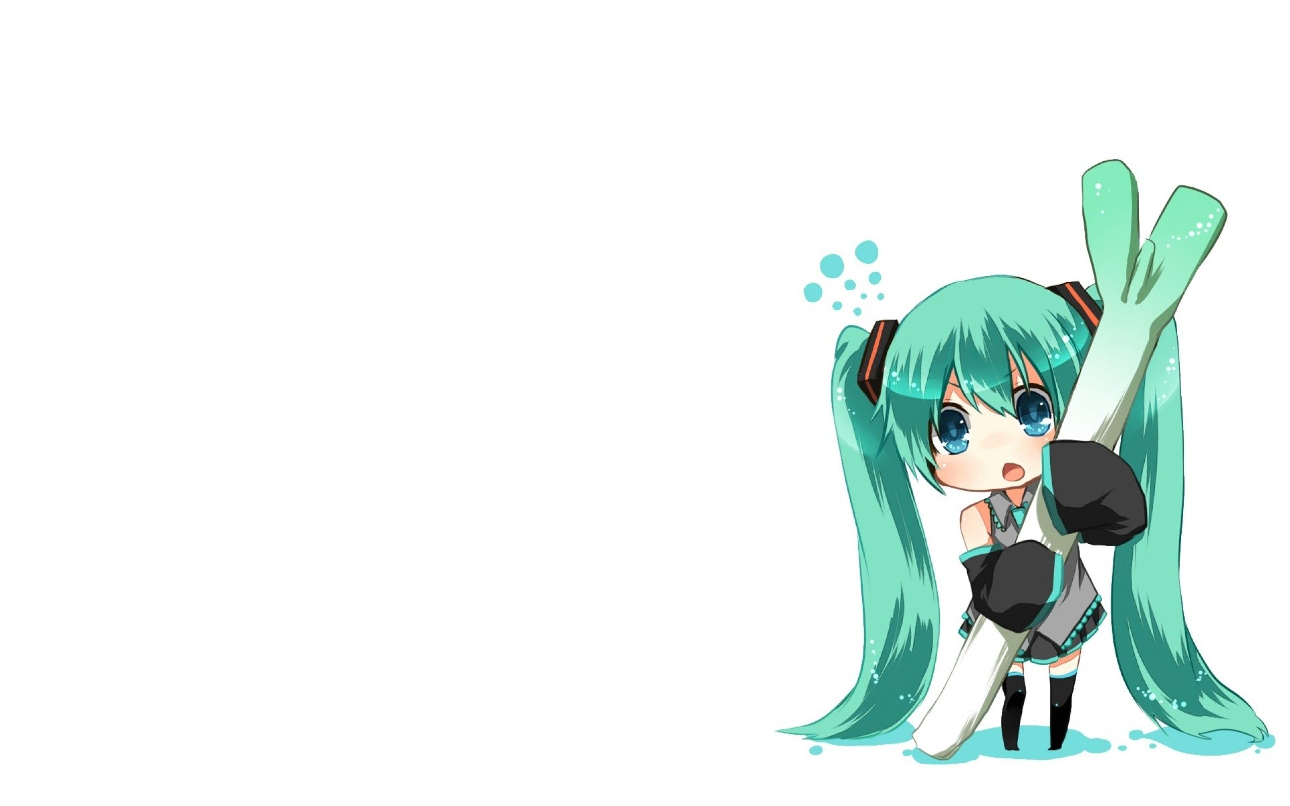 Chibi Hatsune Miku danzante, 1920x1080 1080p, PC