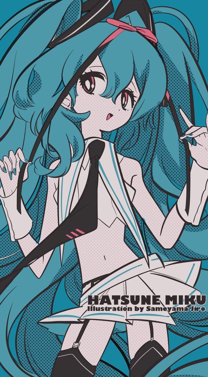 Hatsune Miku chibi turchese, 664x1200 Full HD Verticale, Smartphone
