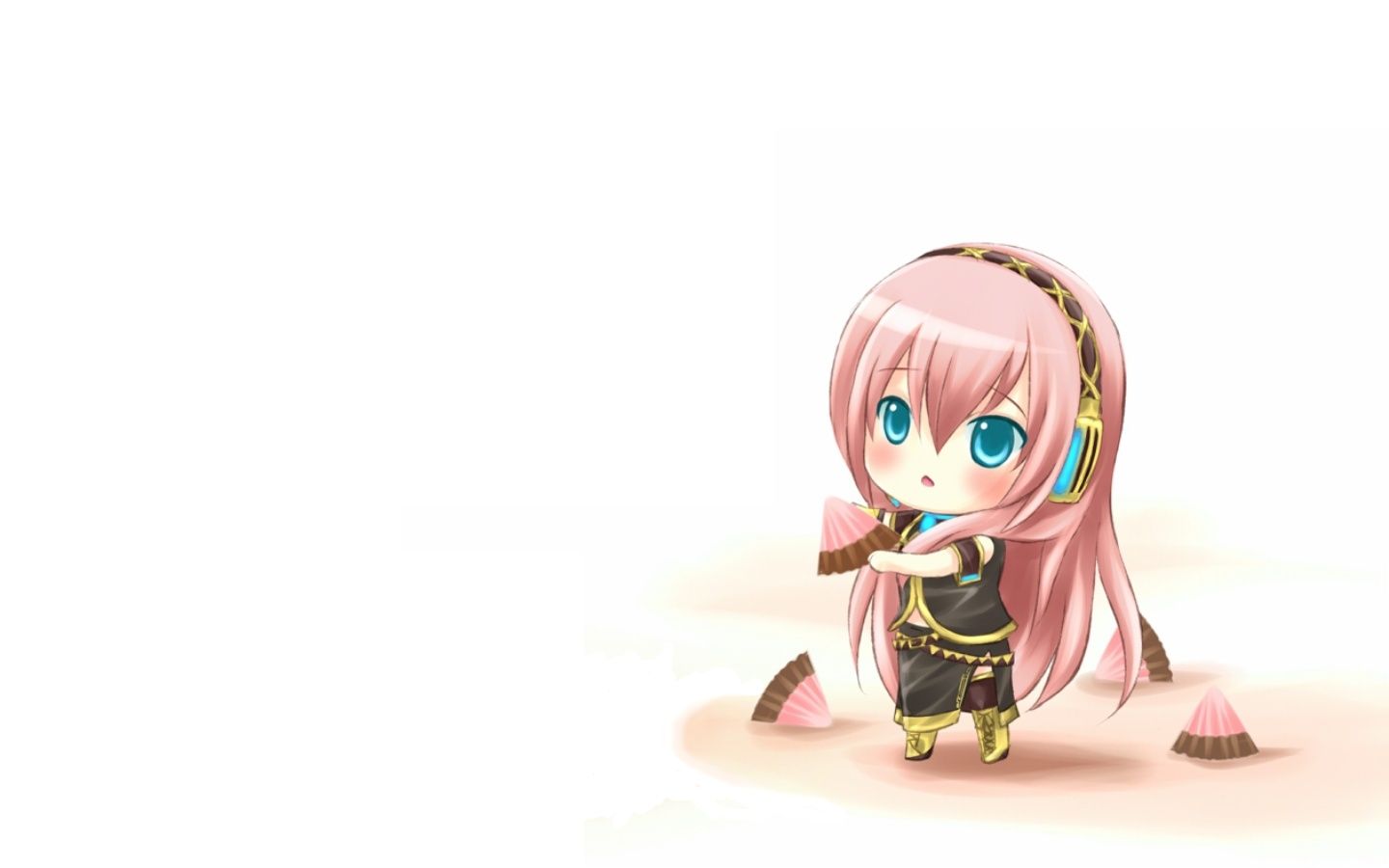Chibi Megurine Luka Vocaloid, Hatsune Miku, 1440x900 720p, PC