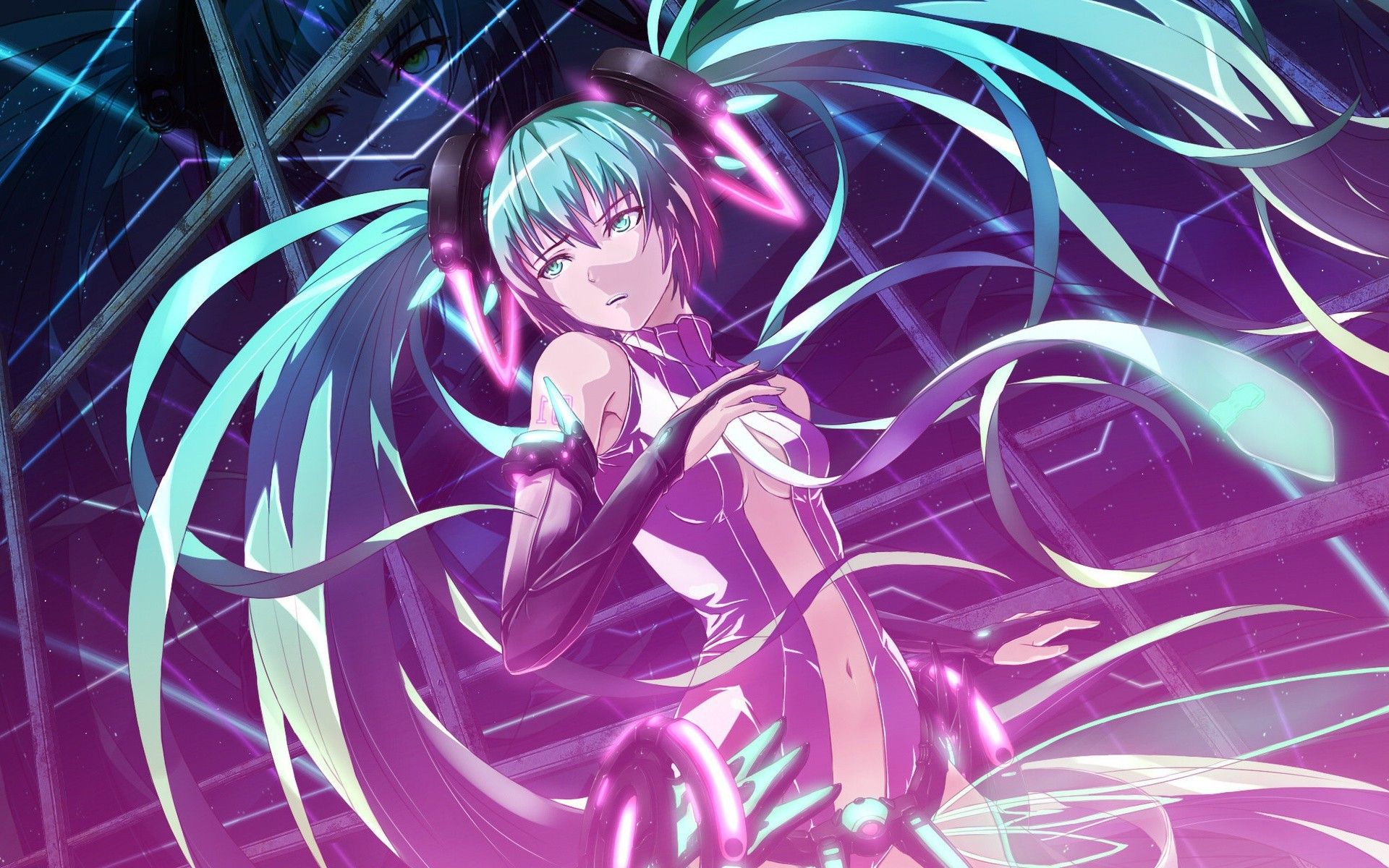 Hatsune Miku Append anime, 1920x1200 Full HD+, Laptop