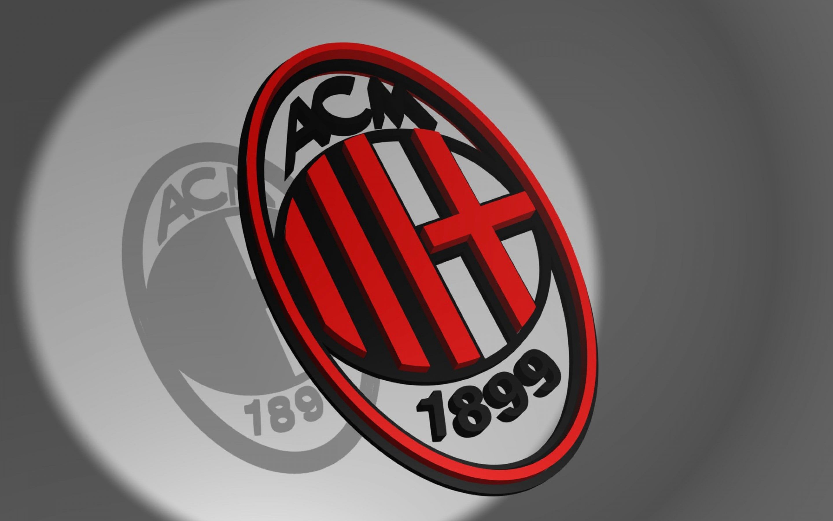 Logo AC Milan 3D, 2880x1800 WQXGA, PC