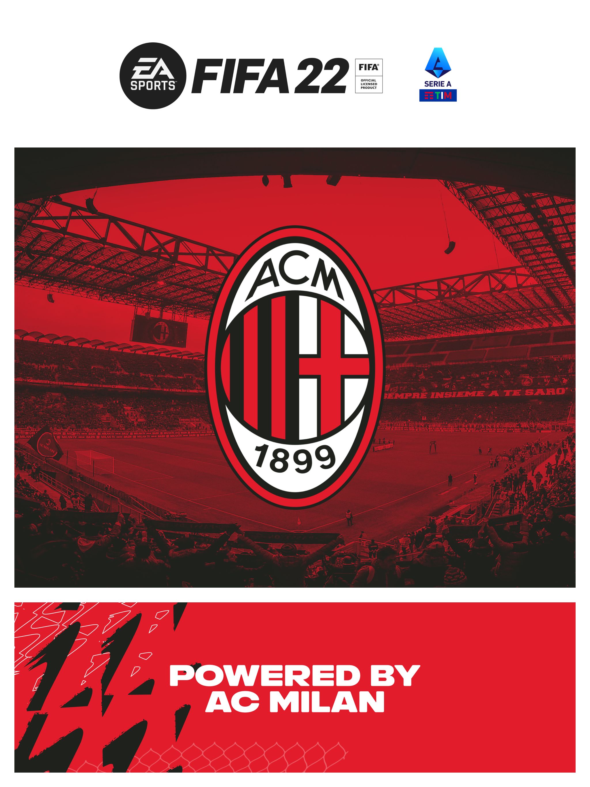 Logo AC Milan FIFA 22, 2048x2732 Full HD Verticale, Smartphone