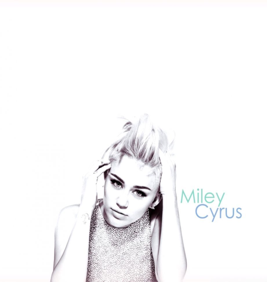Miley Cyrus ritratto bianco, 921x972 Verticale, Xiaomi