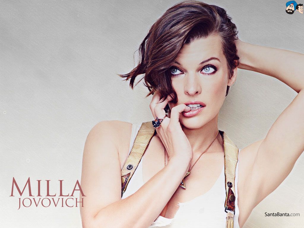 Milla Jovovich ritratto, 1024x768 HD, Desktop