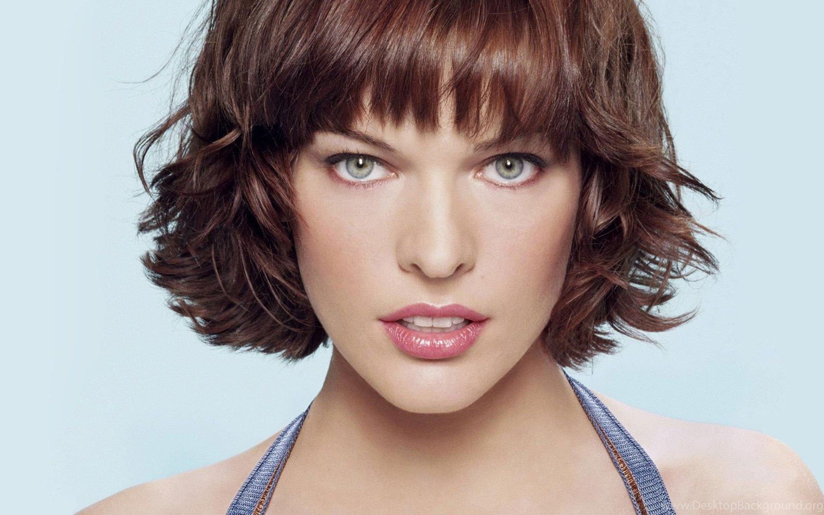 Milla Jovovich ritratto capelli castani, 1680x1050 HD, Lenovo Legion