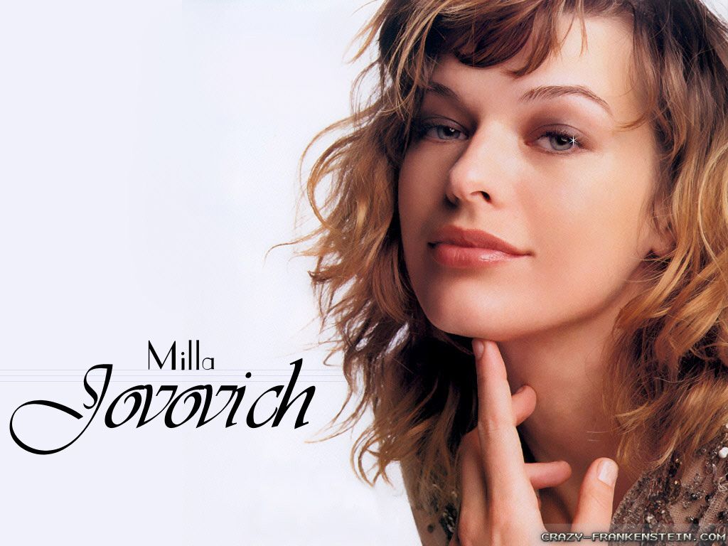 Milla Jovovich ritratto attrice, 1024x768 HD, iMac