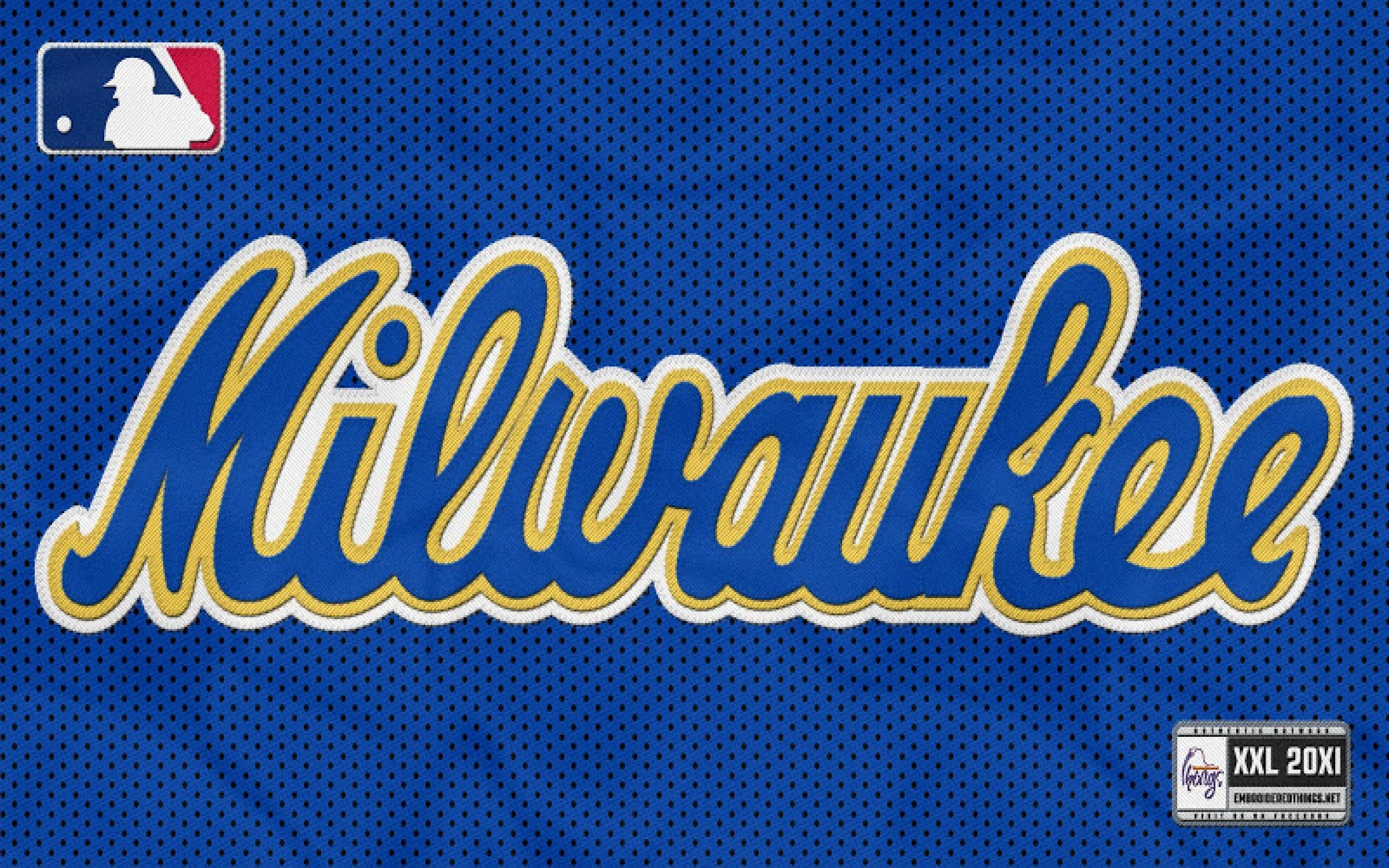 Logo Milwaukee Brewers blu, 1400x900 720p, Laptop
