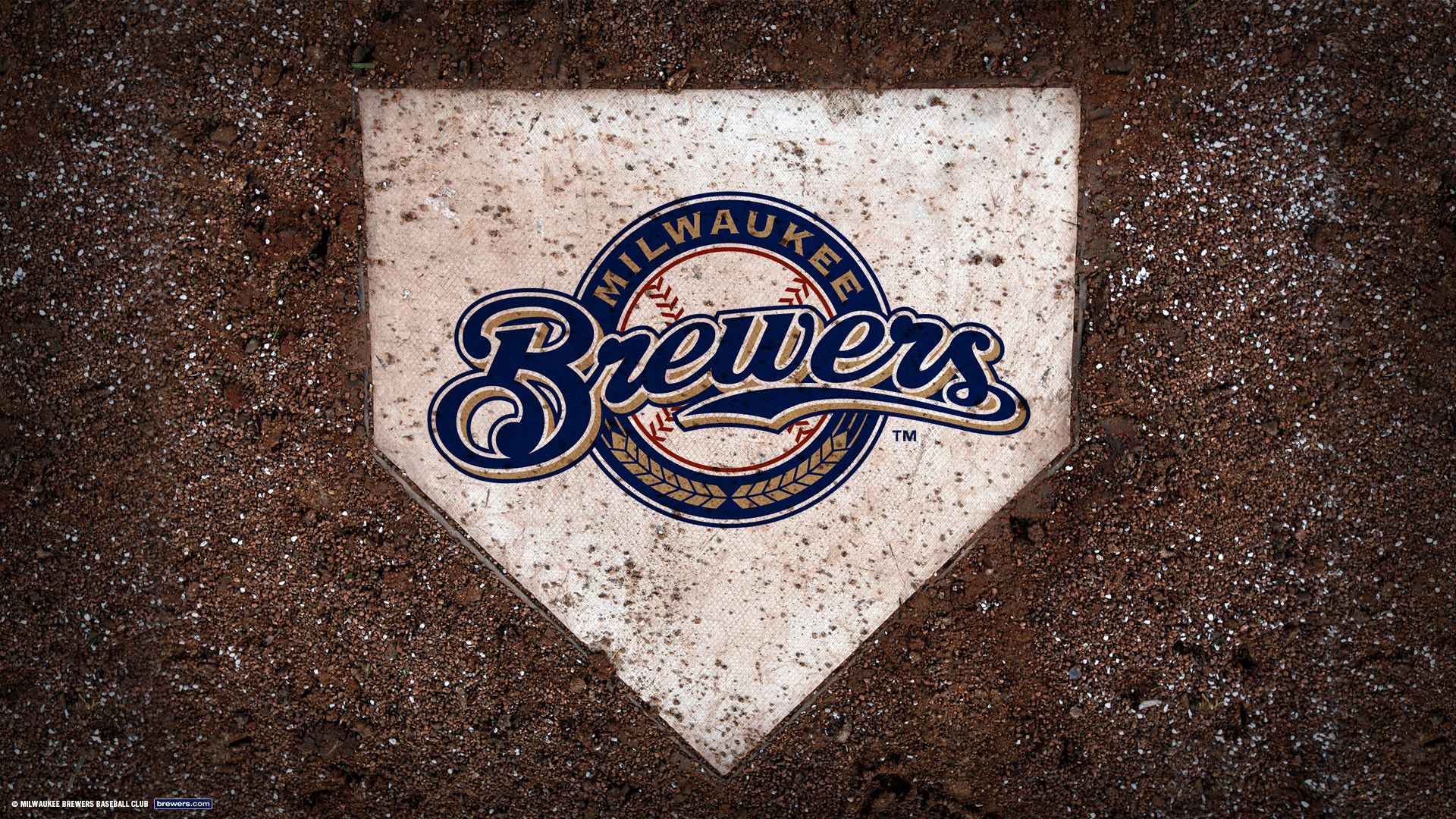 Logo Milwaukee Brewers baseball, 1332x850 720p, Laptop