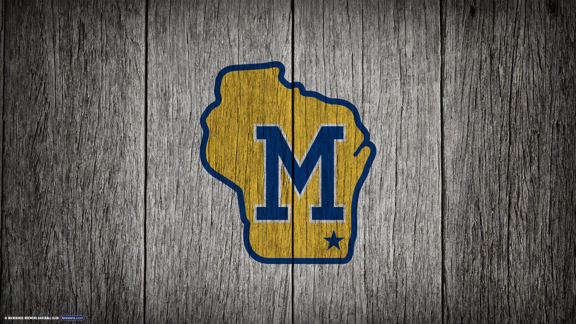 Logo Milwaukee Brewers con baseball, 1680x1050 HD Ready, PC