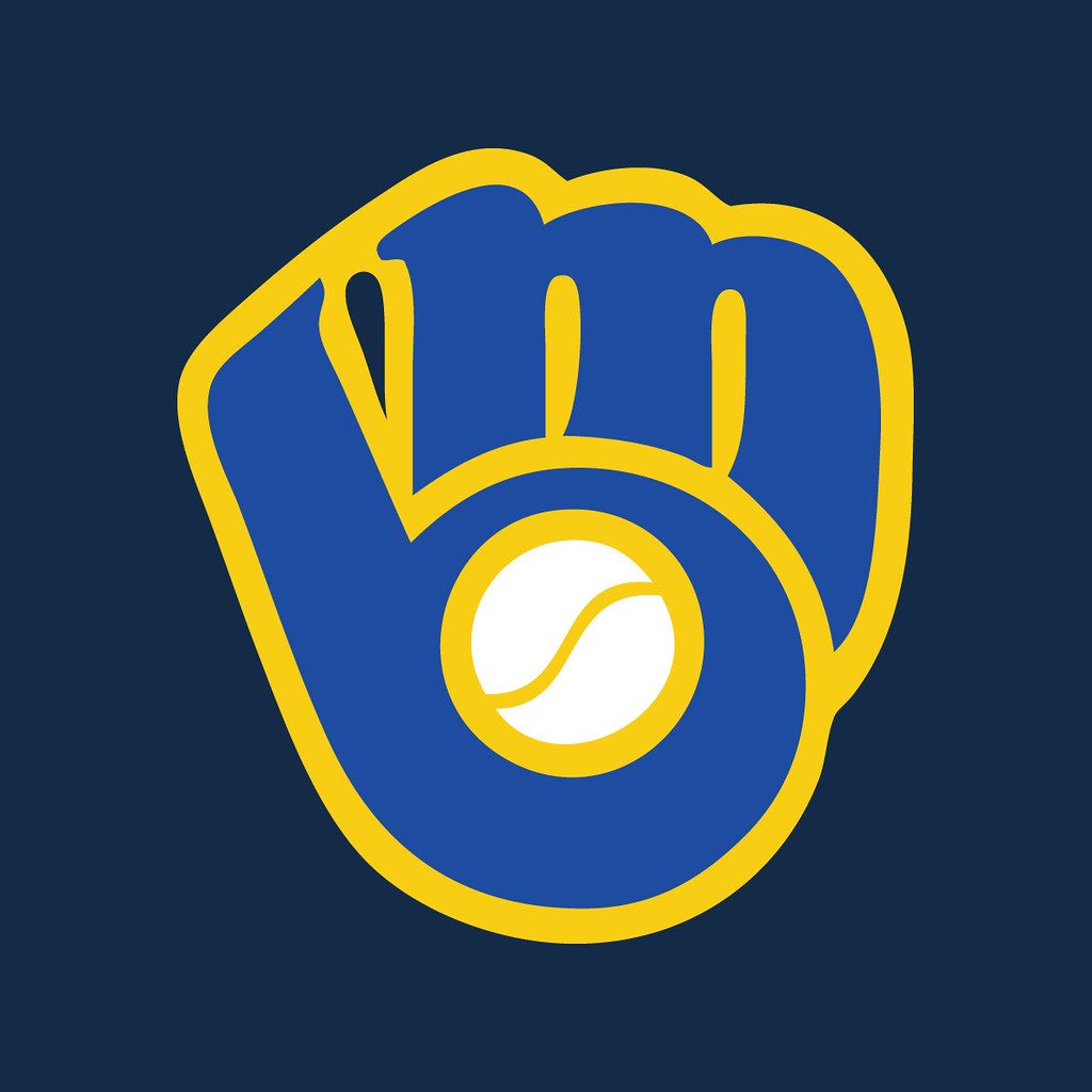 Logo guantone Milwaukee Brewers, 1024x1024 HD, PC Desktop